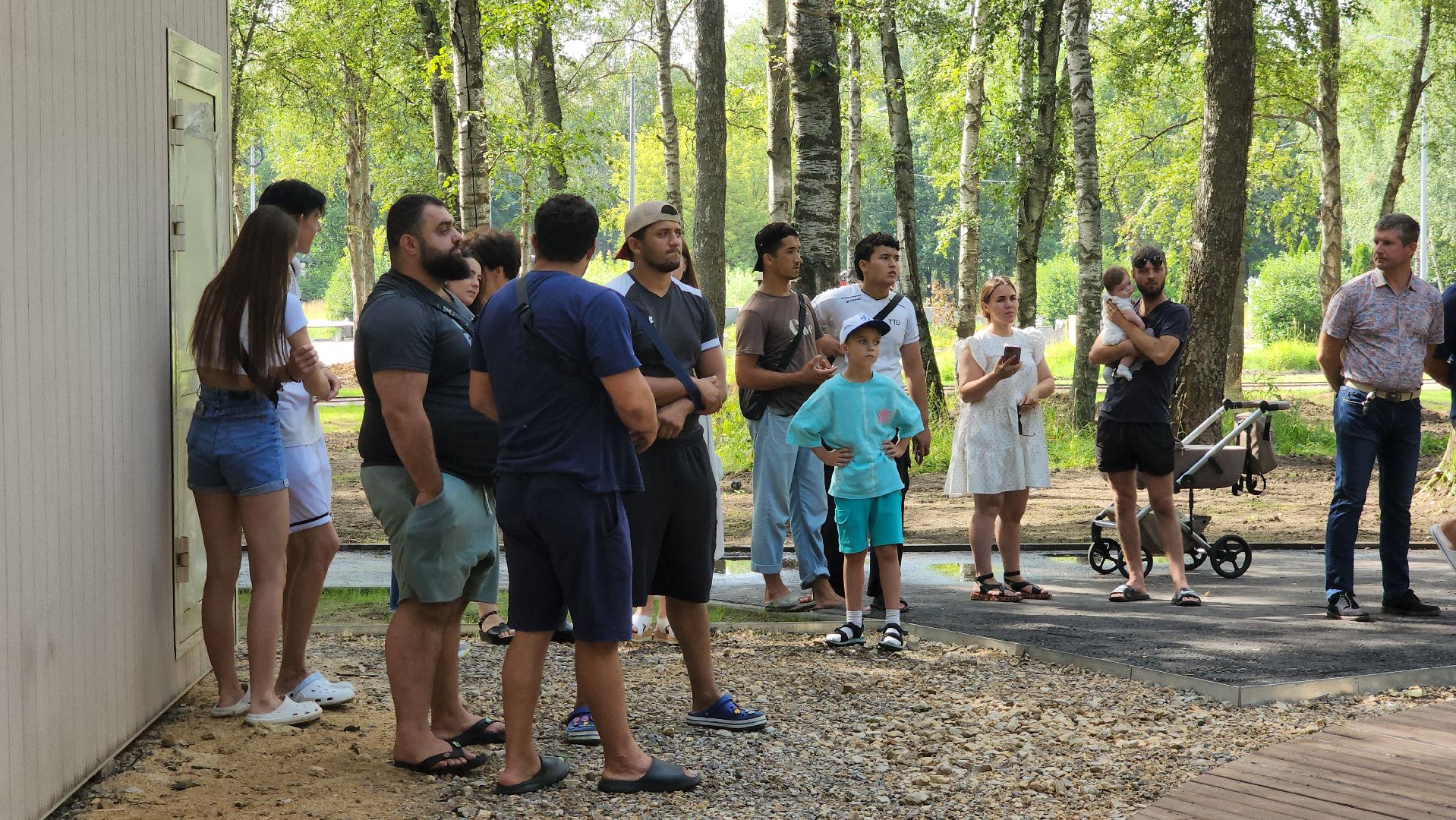 Самбо, Лобня, Малая сцена,самбо в парке,