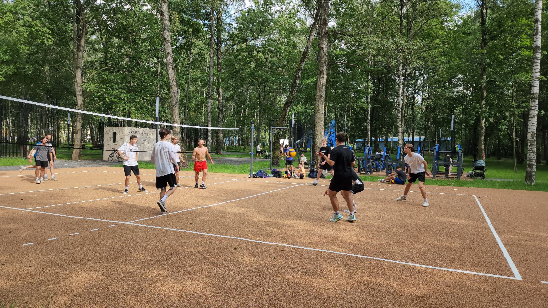 Волейбол, Центральный парк, Лобня,