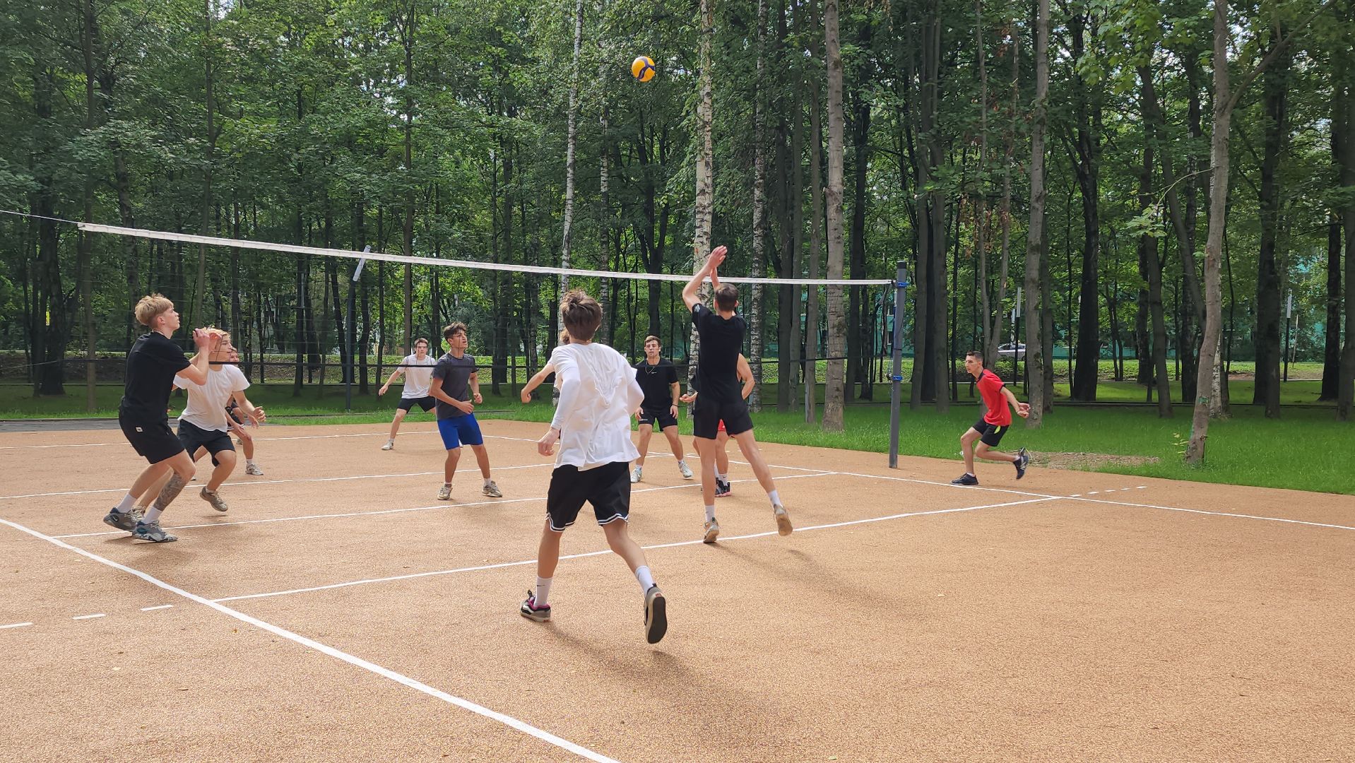 Волейбол, Центральный парк, Лобня,