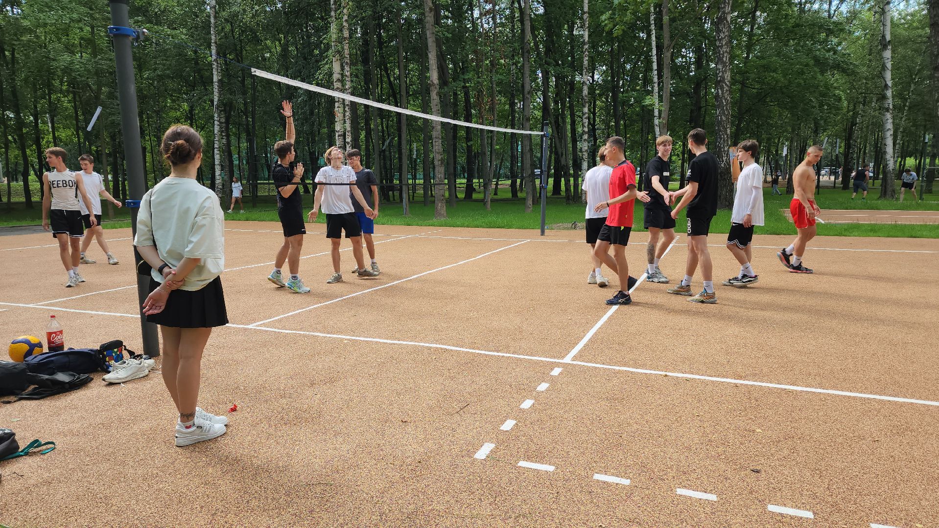 Волейбол, Центральный парк, Лобня,