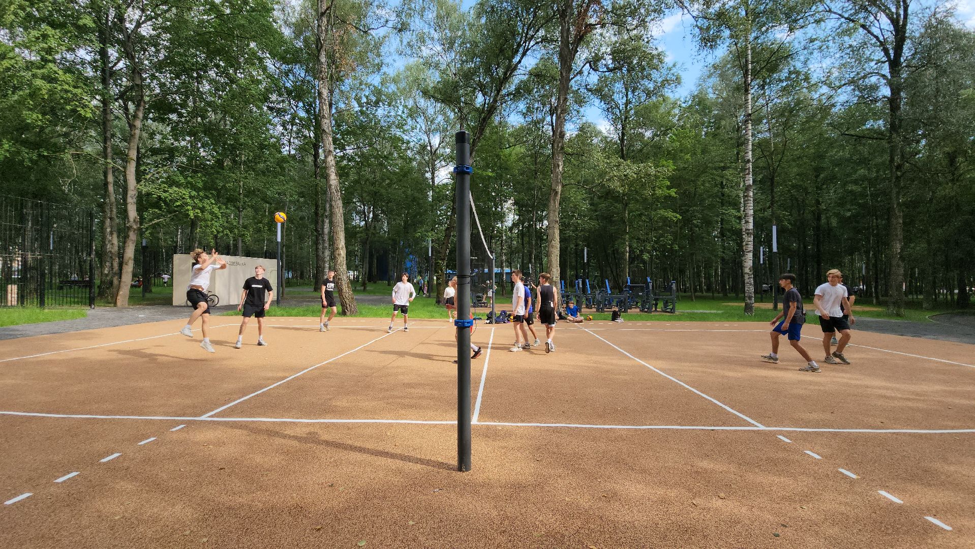 Волейбол, Центральный парк, Лобня,