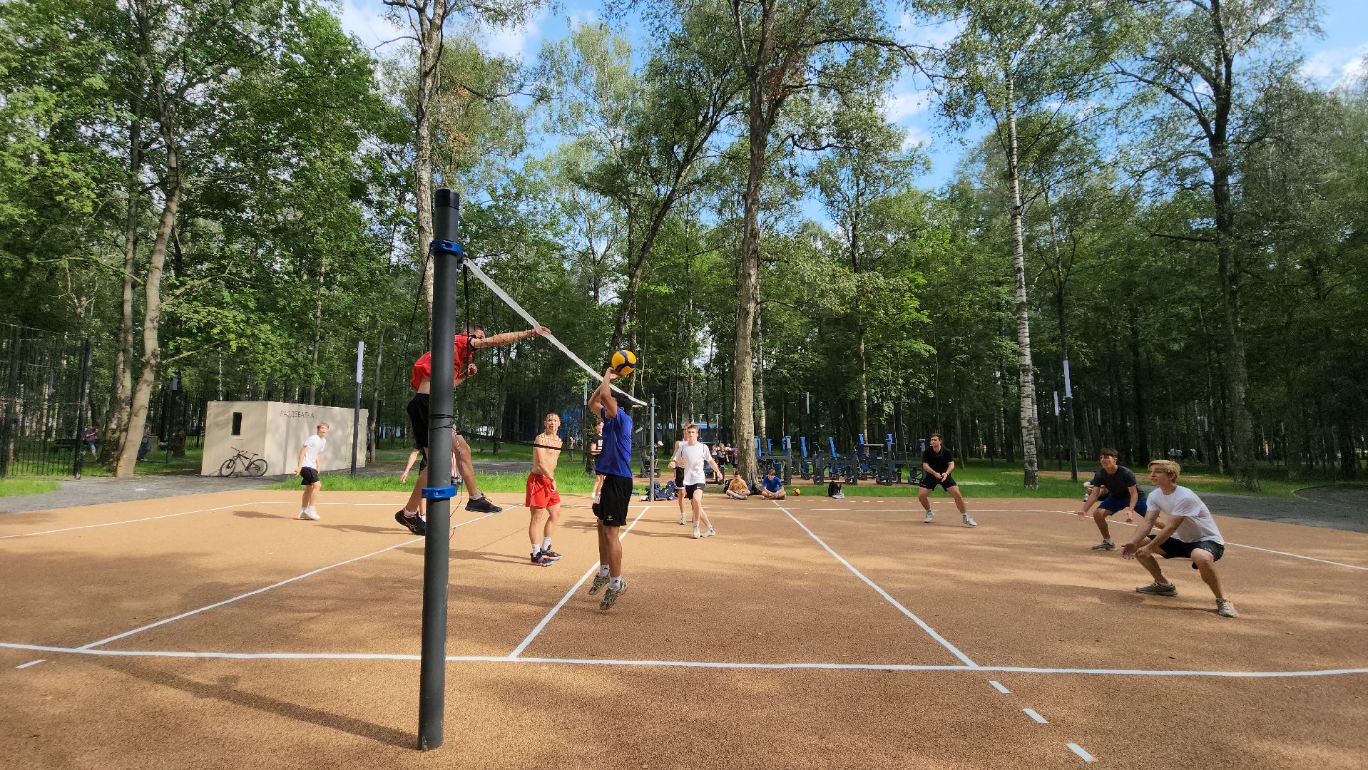 Волейбол, Центральный парк, Лобня,