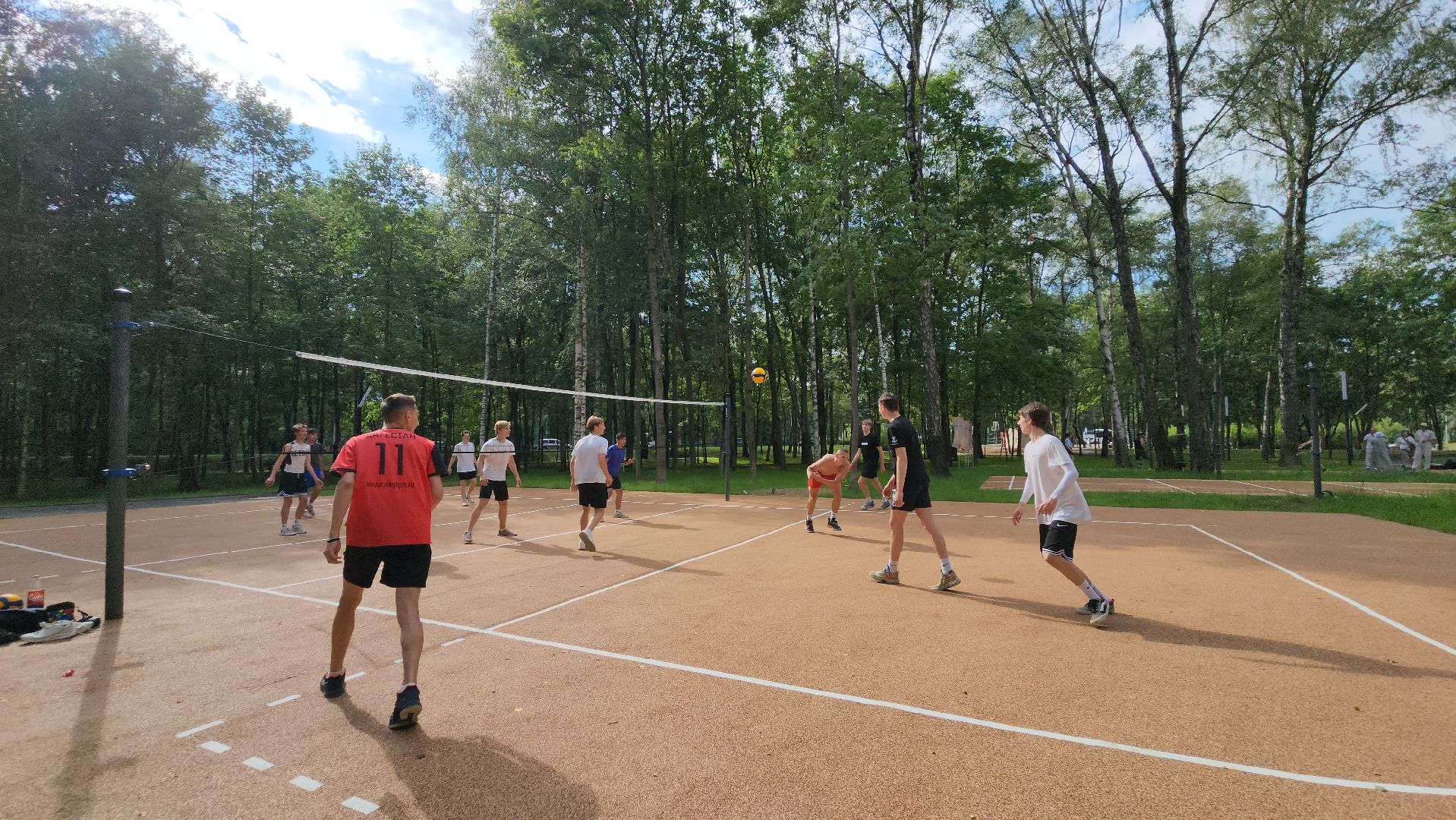 Волейбол, Центральный парк, Лобня,