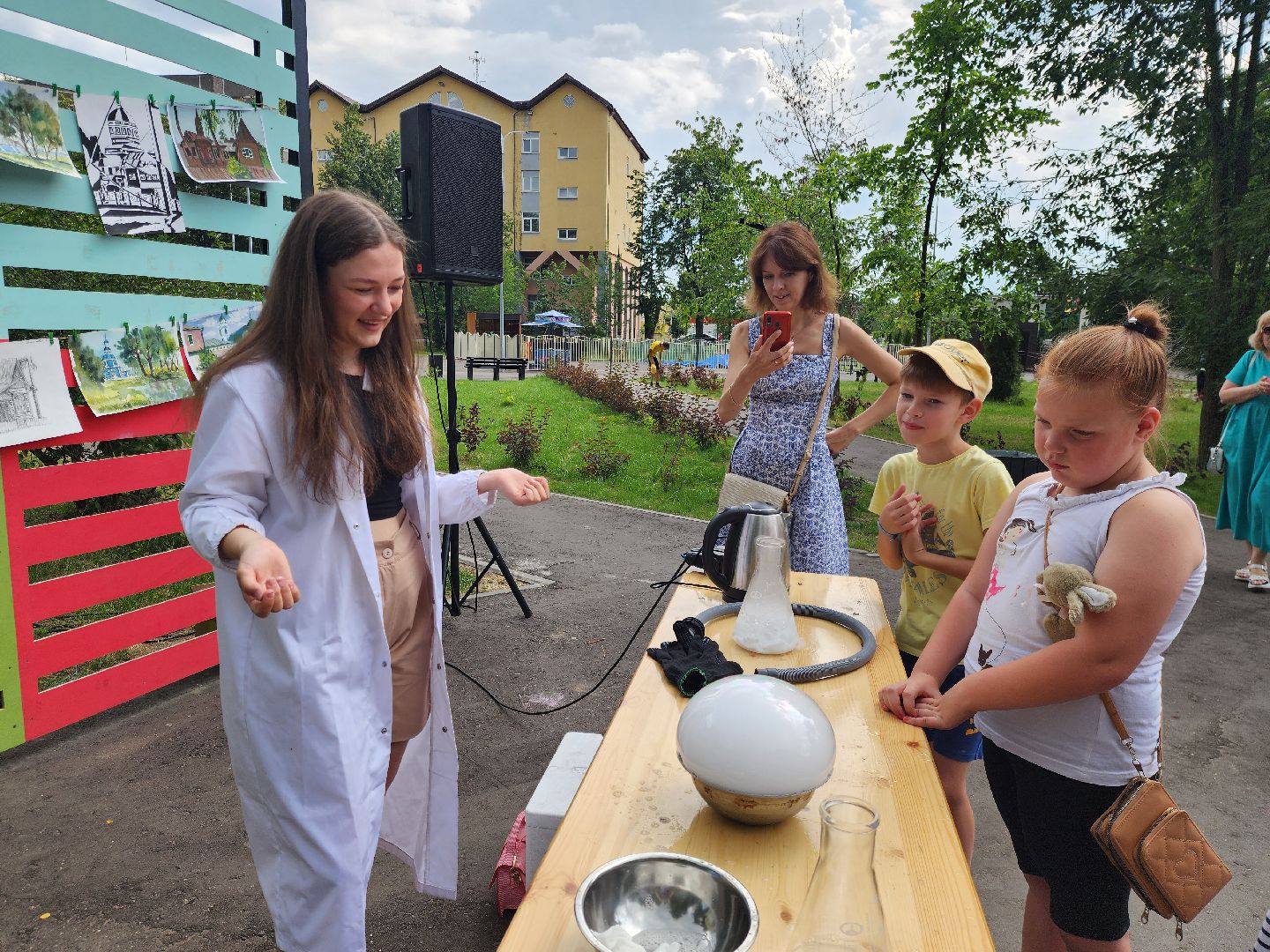 ногинск, парк, шоу сухого льда, общество, жители, дети, парки подмосковья, глуховский парк,