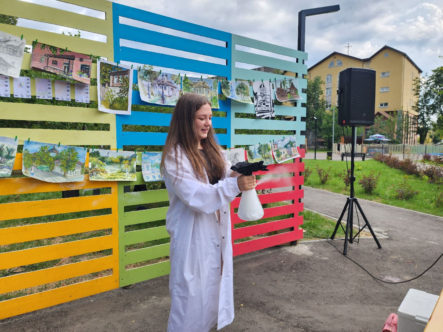 ногинск, парк, шоу сухого льда, общество, жители, дети, парки подмосковья, глуховский парк,