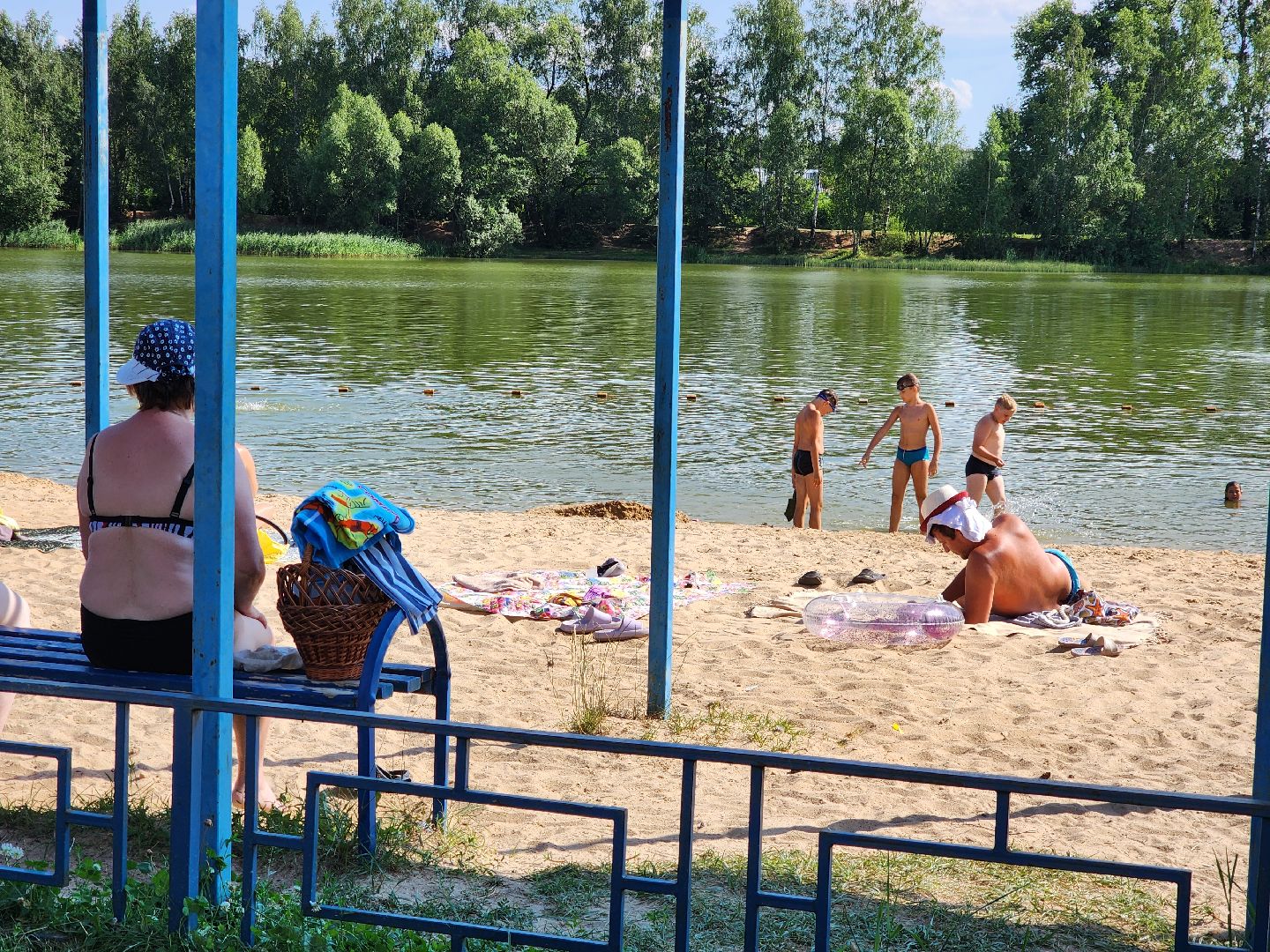 электроугли, муниципальный пляж, жители, общество, жара, лето, богородский городский округ,