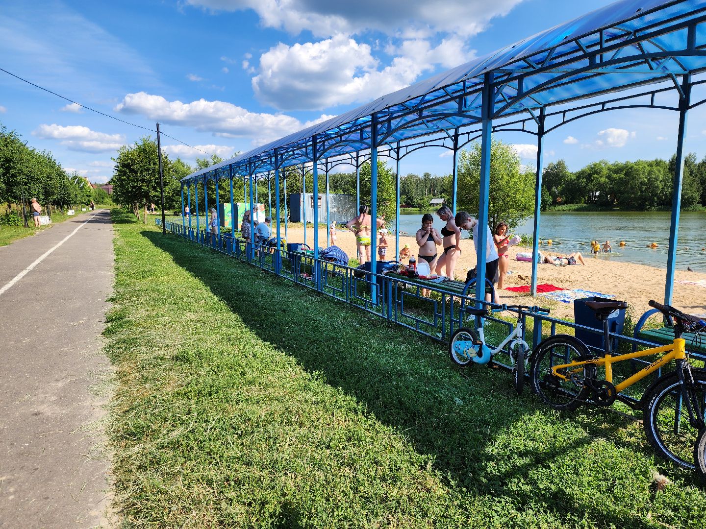 электроугли, муниципальный пляж, жители, общество, жара, лето, богородский городский округ,