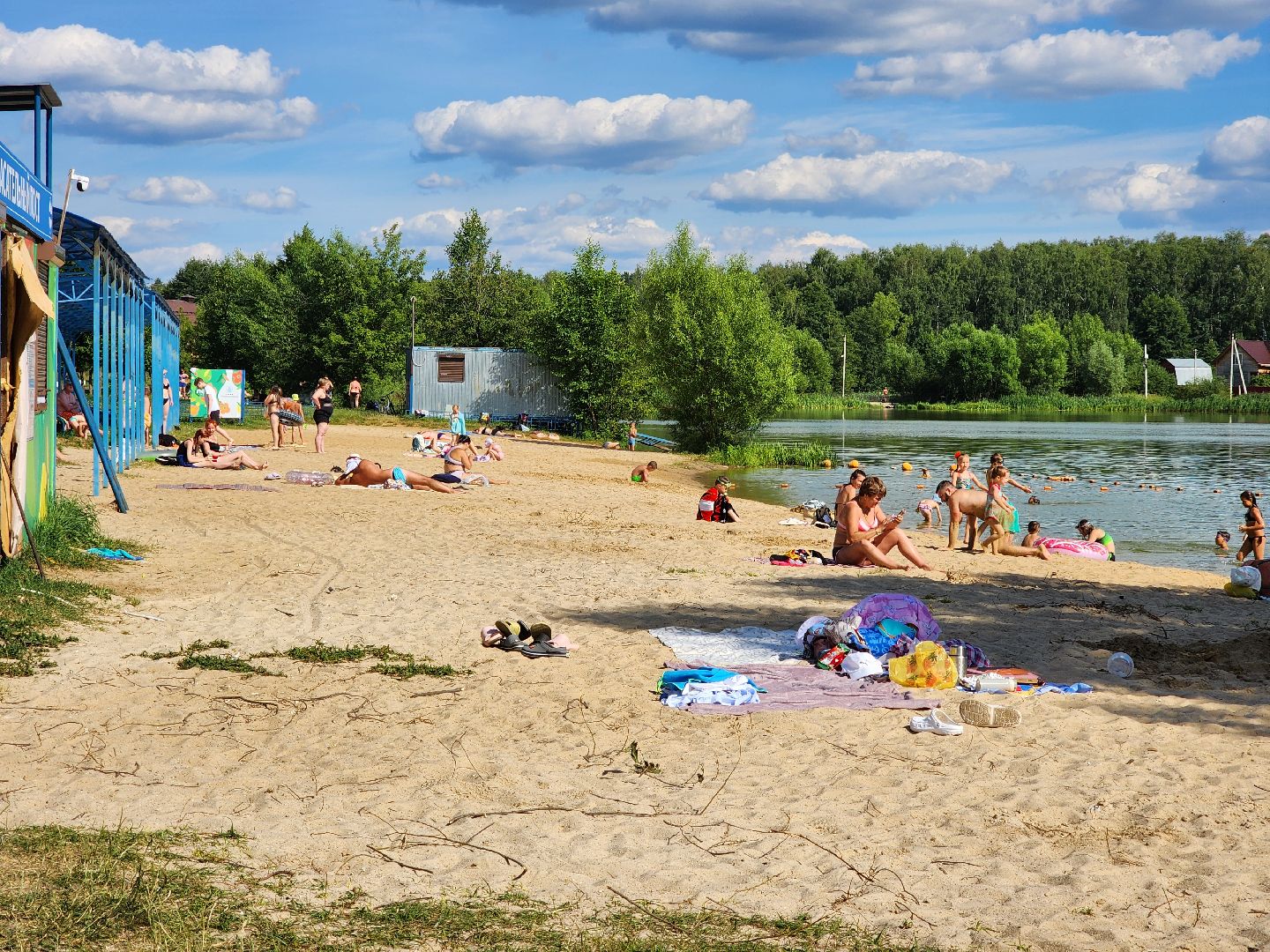 электроугли, муниципальный пляж, жители, общество, жара, лето, богородский городский округ,
