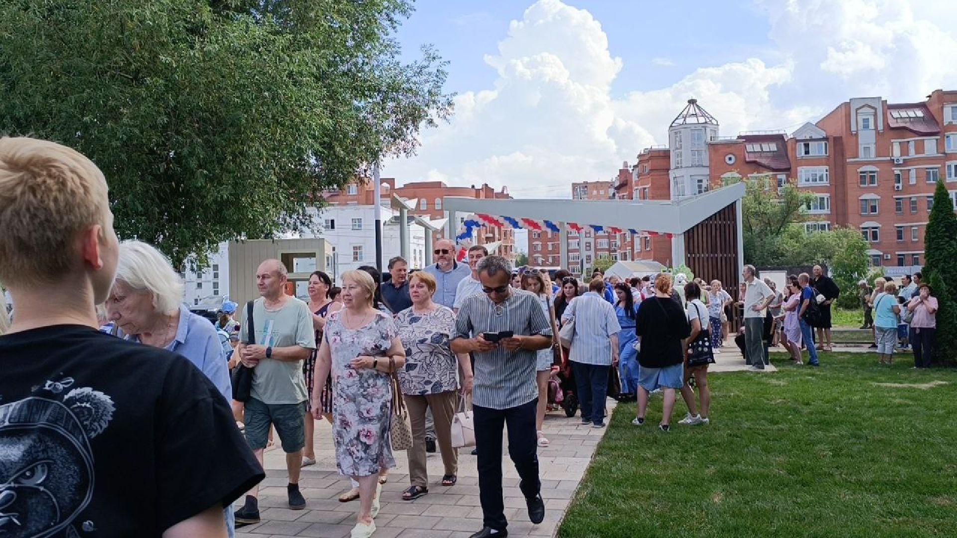 Лобня, Парк, открытие, Центральный парк,