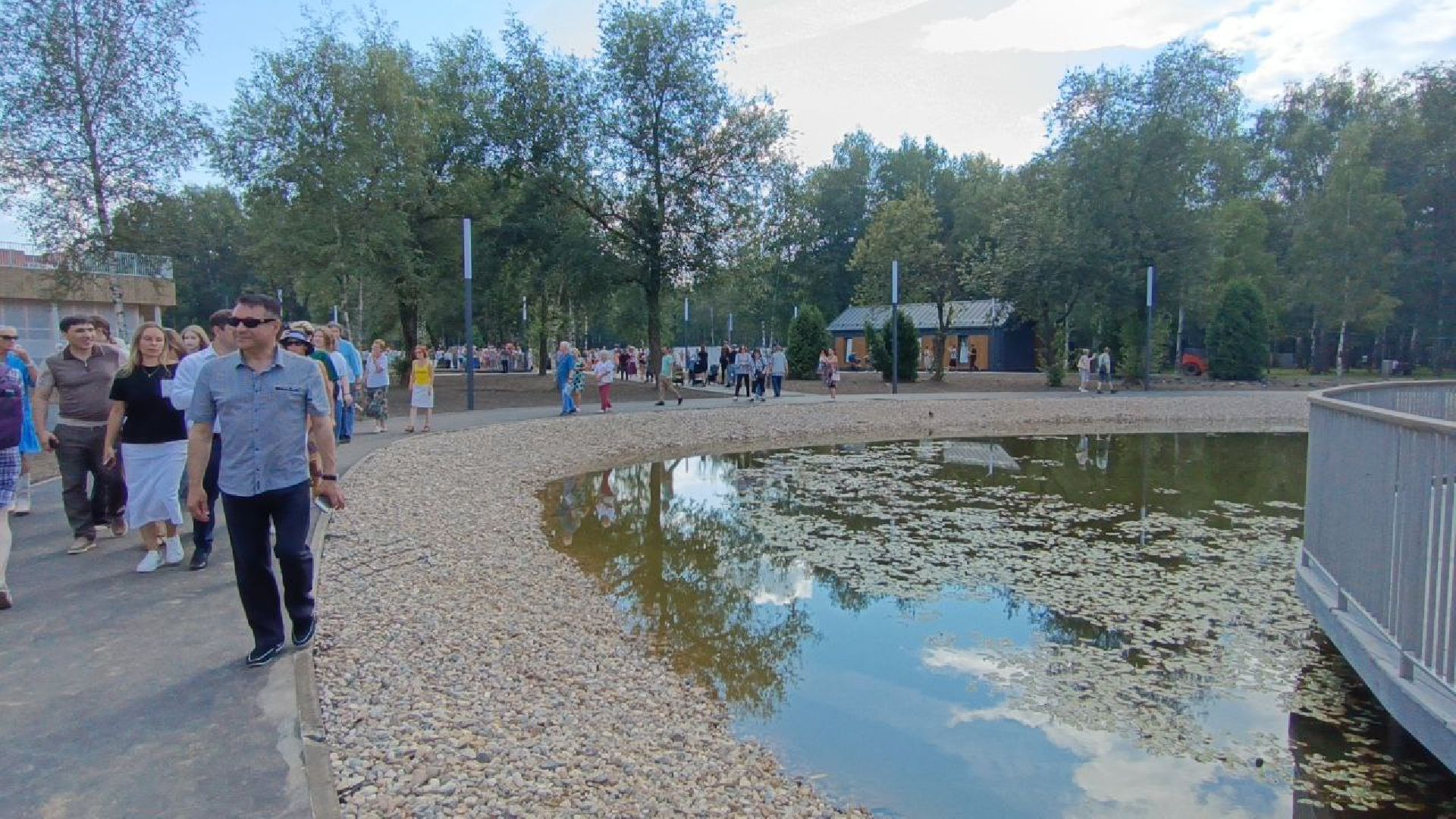 Лобня, Парк, открытие, Центральный парк,