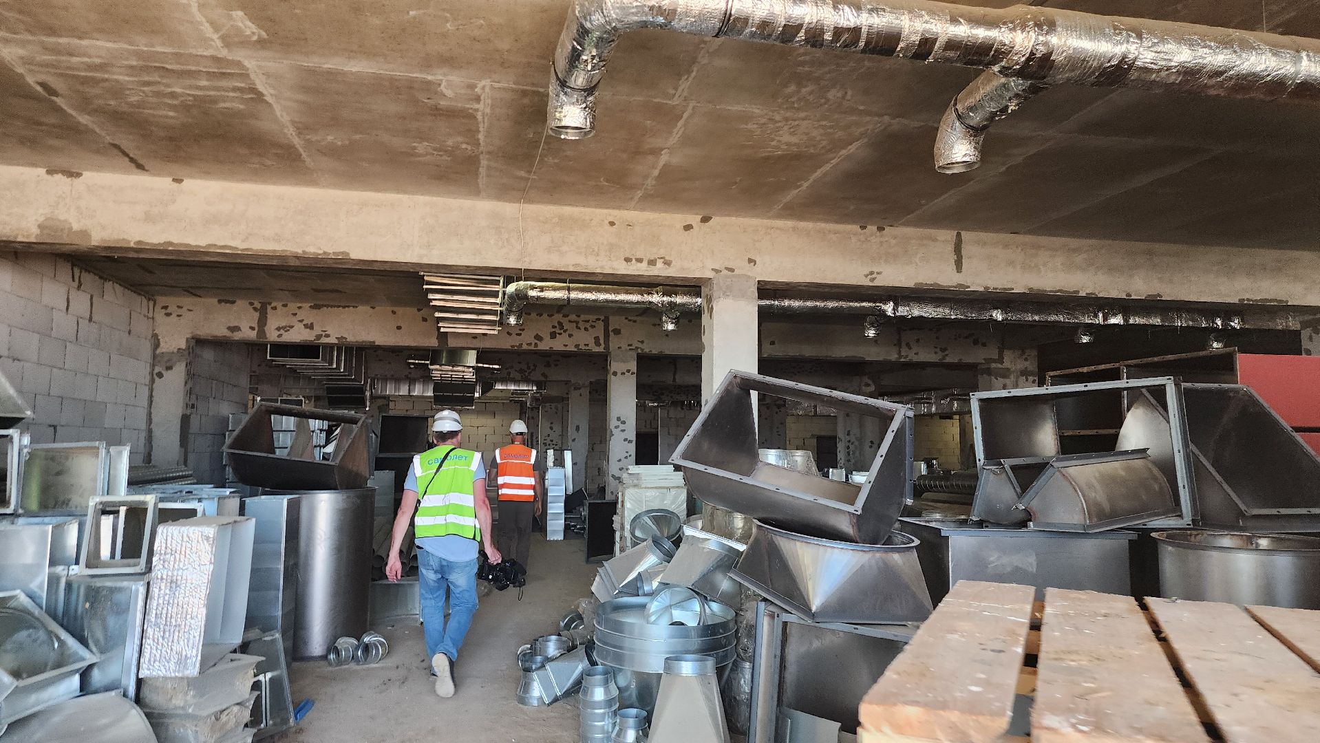 Новая школа, Прибрежный парк, Строительство, Домодедово,