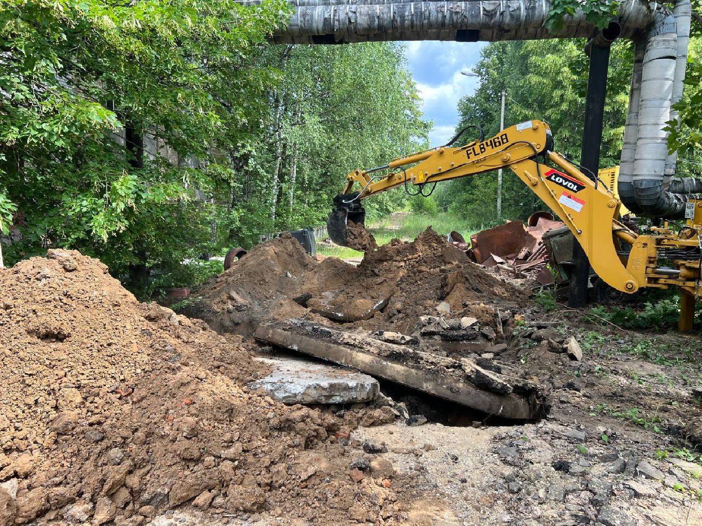 трубы, теплосеть, городской округ восход, подрядная организация,