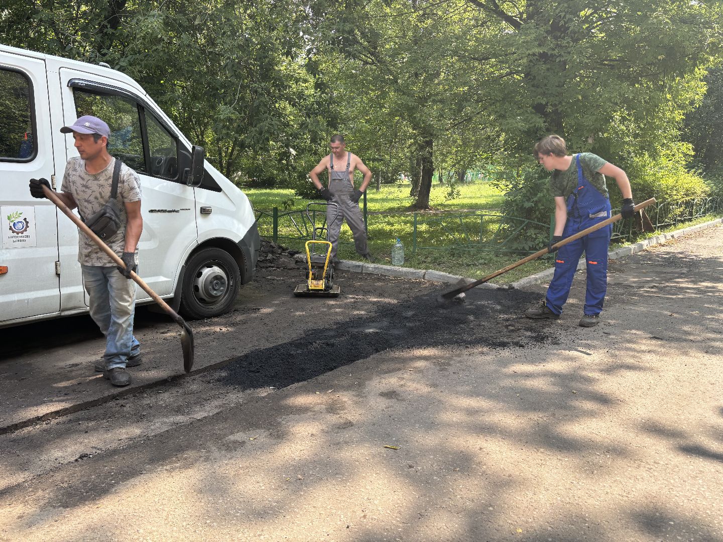 ремонт дорог, мбу благоустройство, ямочный ремонт,