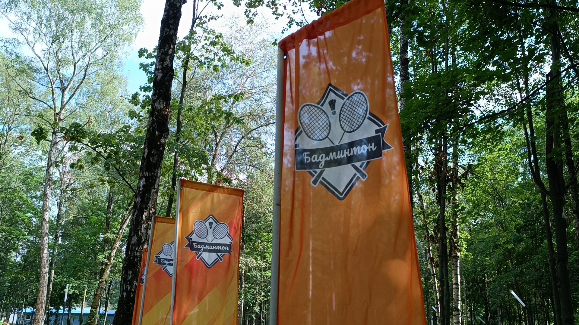 бадминтон, лобня, парк,