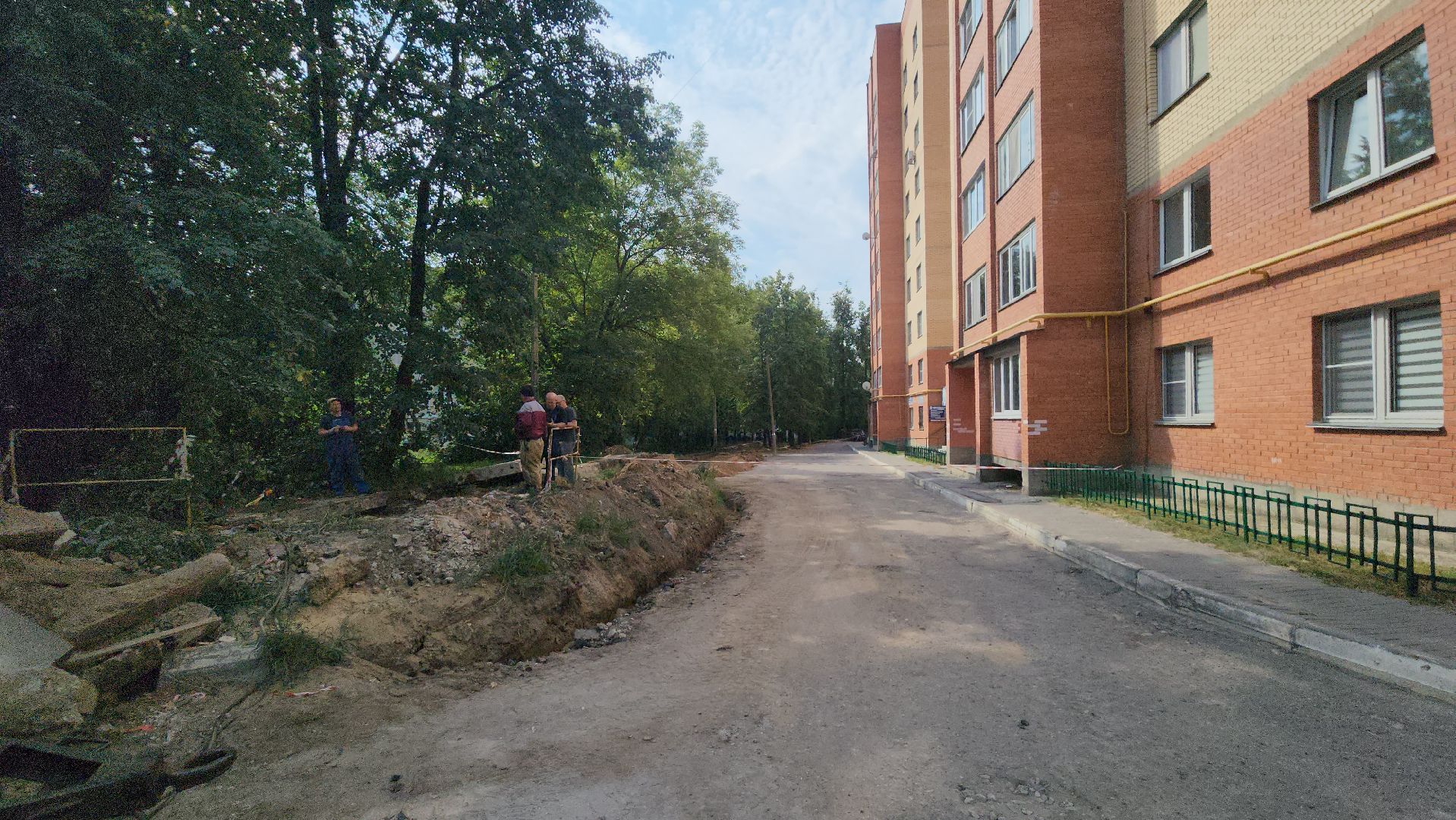 егорьевск, 1 микрорайон, благоуйстройство, парковка, стоянка, асфальт, дорога,