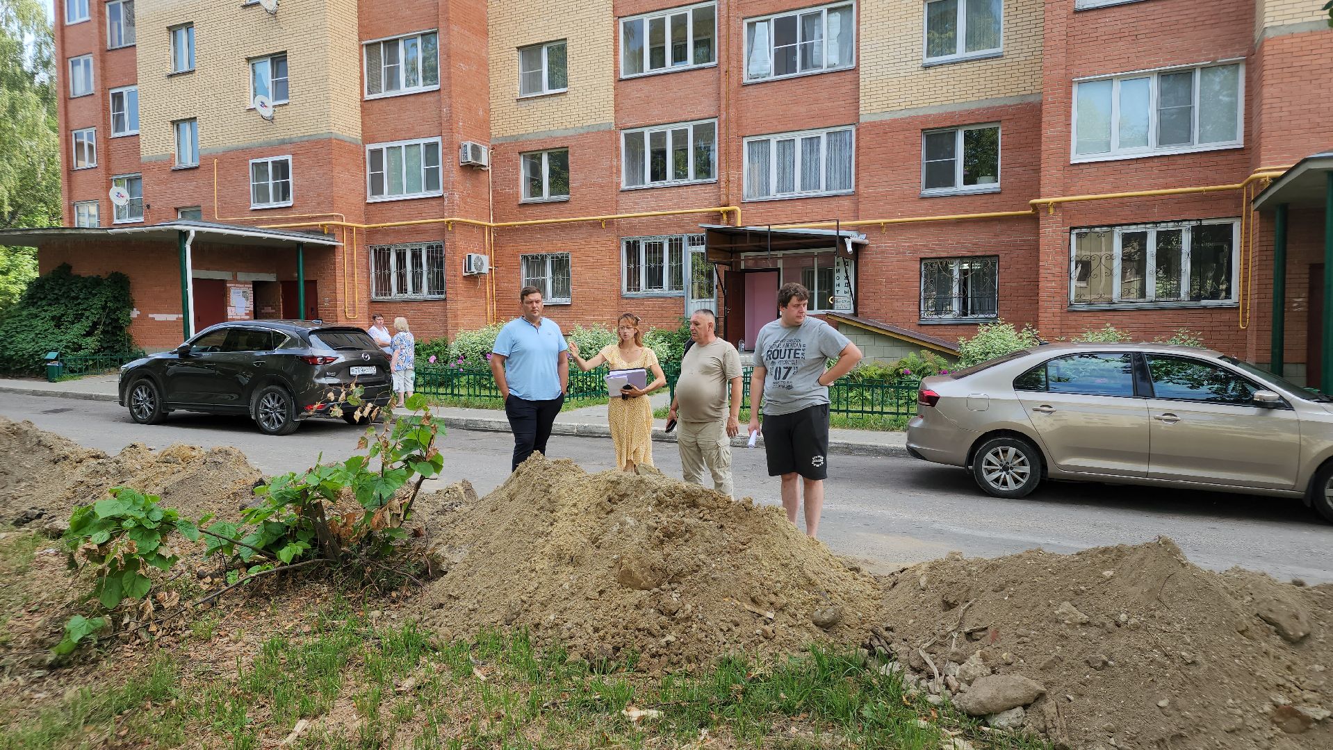 егорьевск, 1 микрорайон, благоуйстройство, парковка, стоянка, асфальт, дорога,