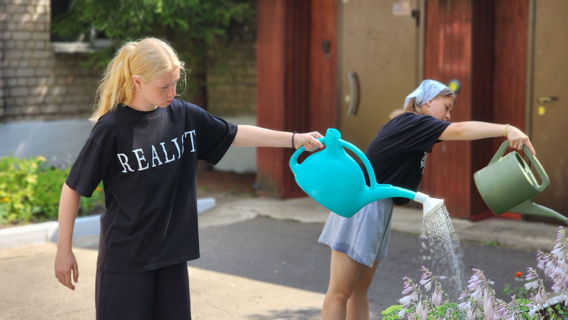 протвино, реабилитационный центр, подростки, трудовое лето, благоустройство,