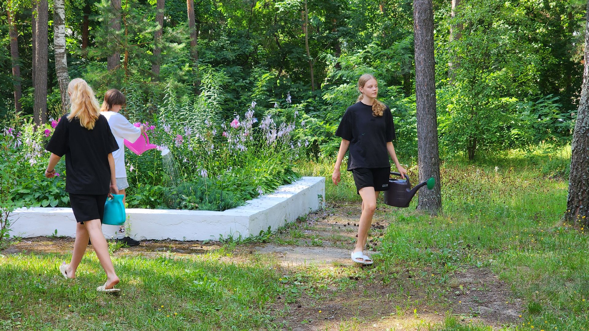 протвино, реабилитационный центр, подростки, трудовое лето, благоустройство,