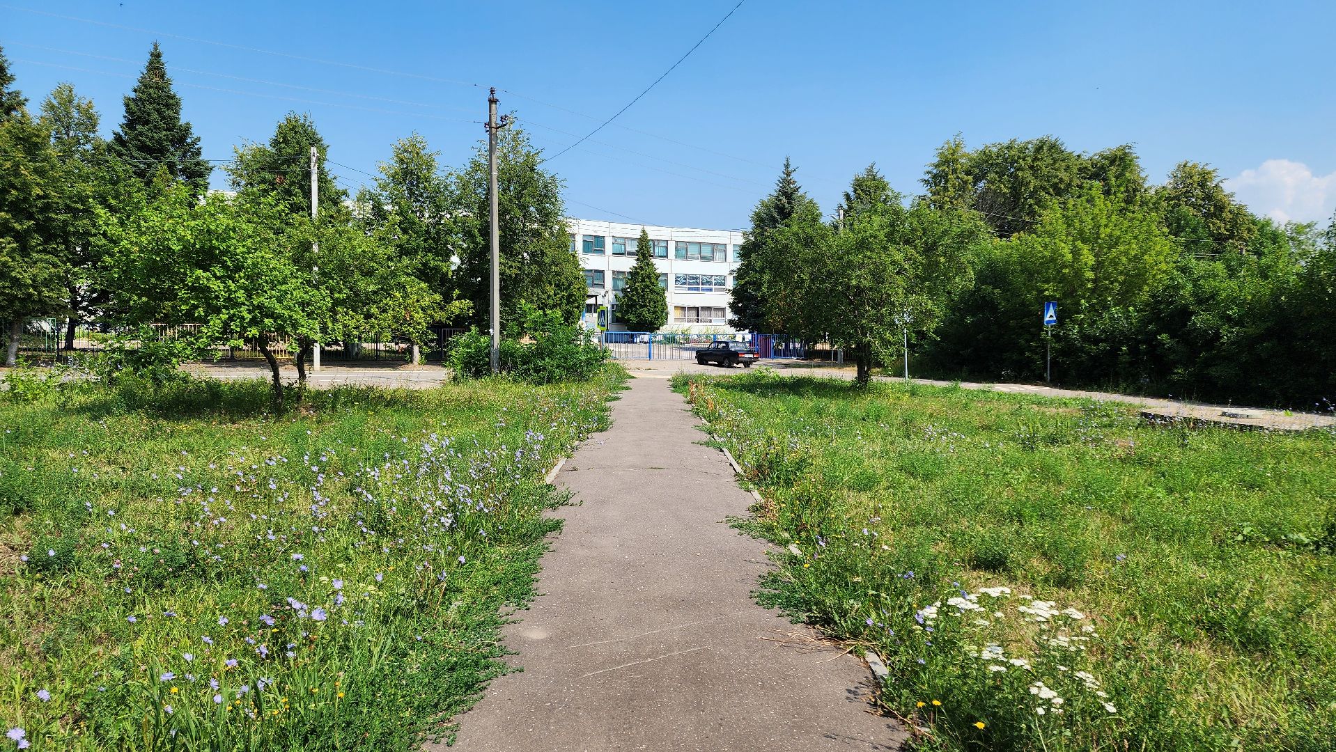 кашира, кокино, пешком, народные тропы, школа, библиотека, фап, тротуар,