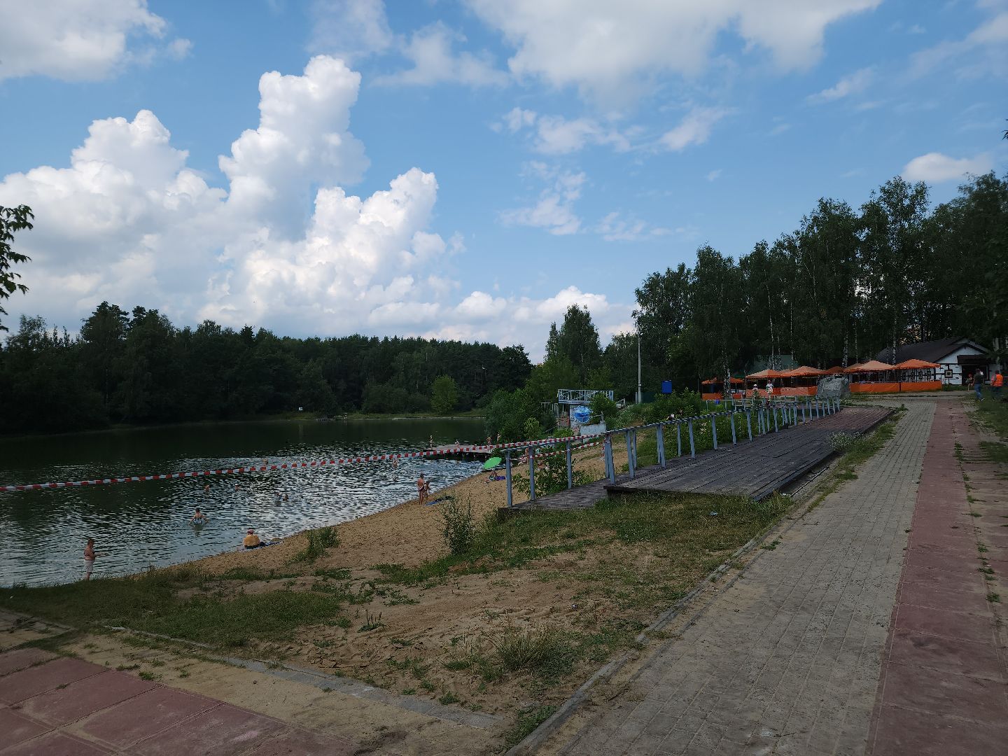 благоустройство, благоустройство набережной, комфортная городская среда, нацпроект, Лосино-Петровский,