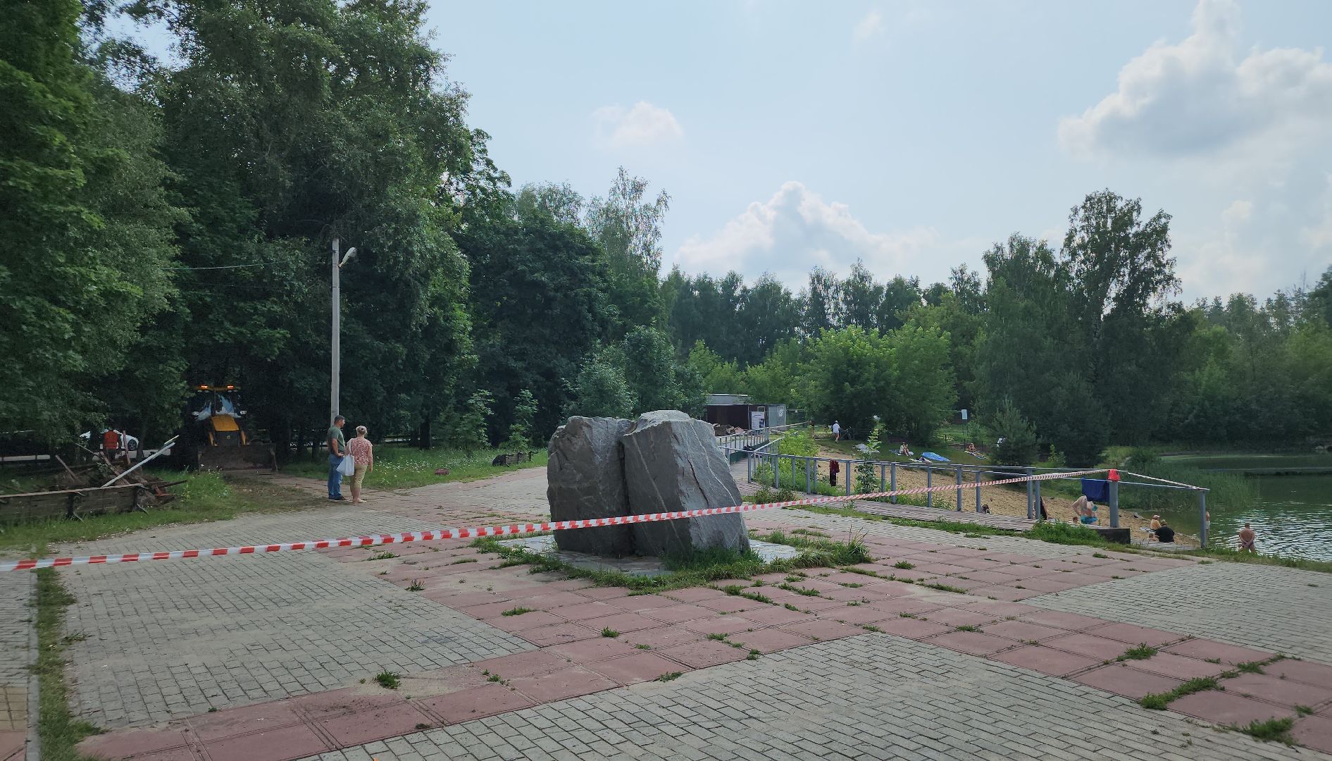 благоустройство, благоустройство набережной, комфортная городская среда, нацпроект, Лосино-Петровский,