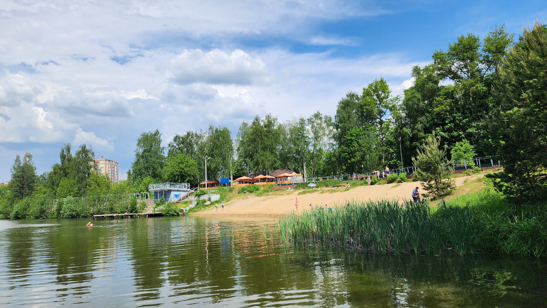 благоустройство, благоустройство набережной, комфортная городская среда, нацпроект, Лосино-Петровский,
