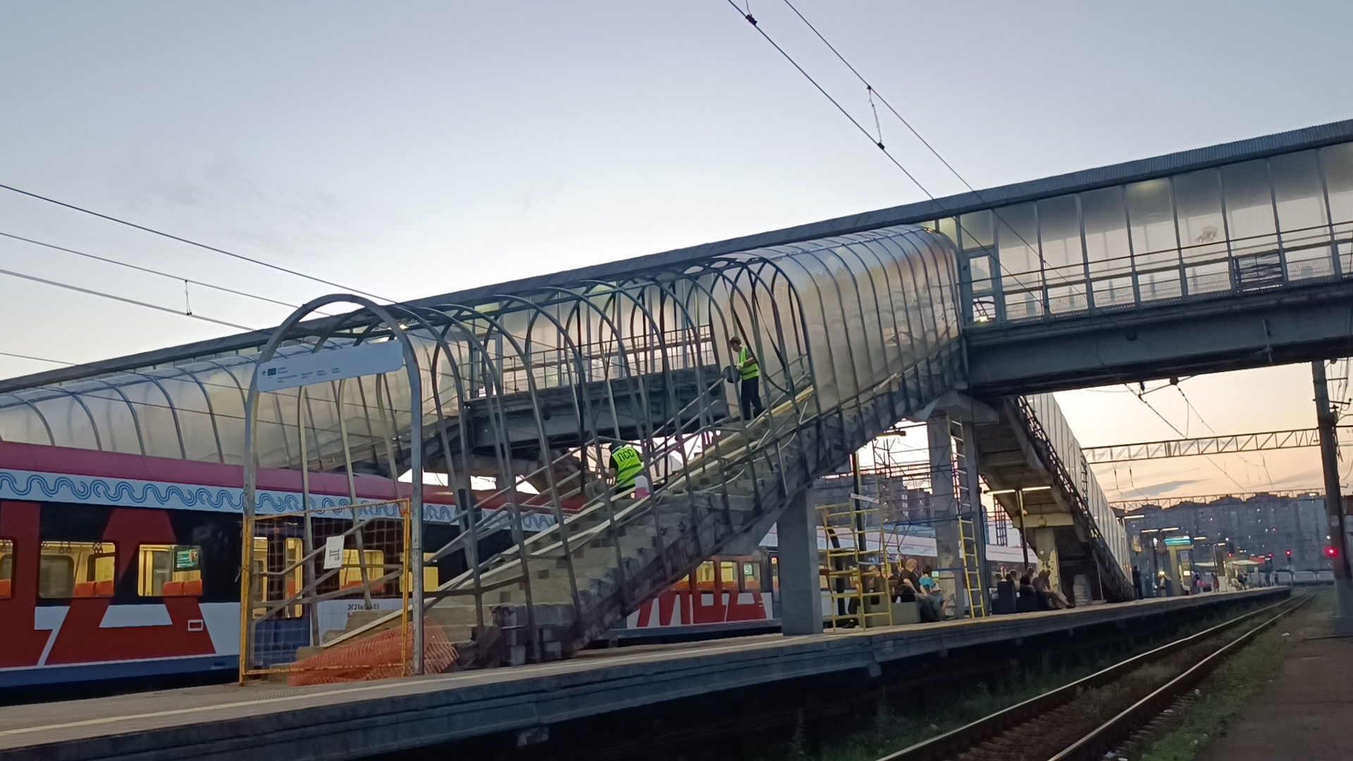 мост, мцд лобня, транспорт, ремонт,