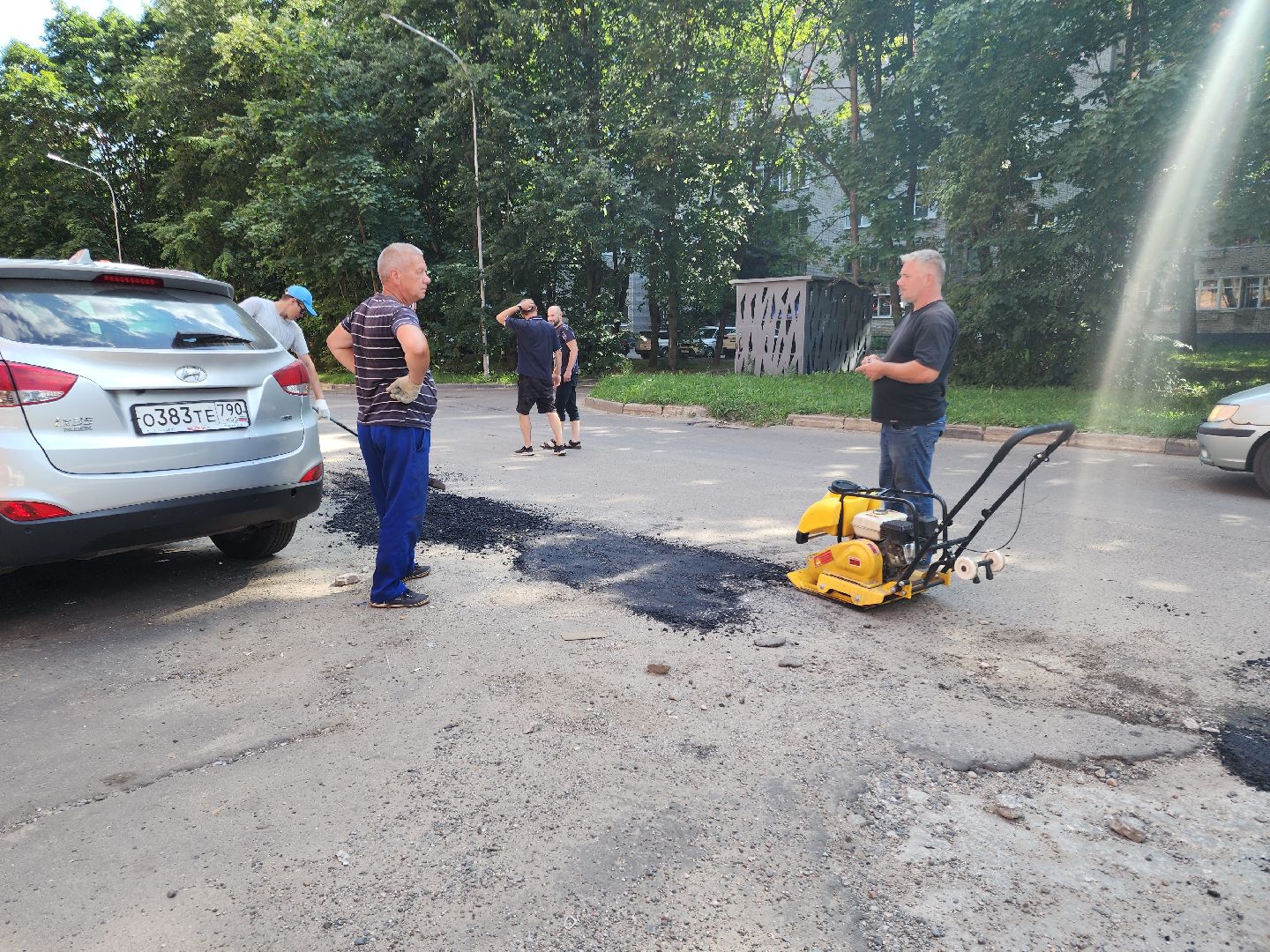 Черноголовка, Благоустройство, Дороги, ямочный ремонт дорог,