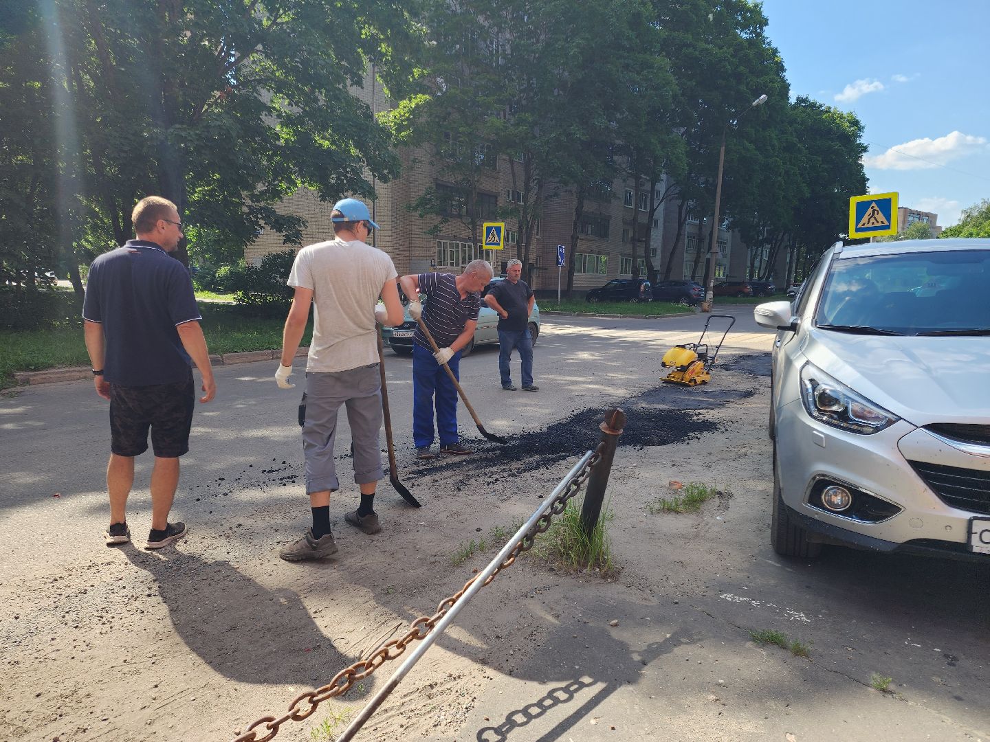 Черноголовка, Благоустройство, Дороги, ямочный ремонт дорог,