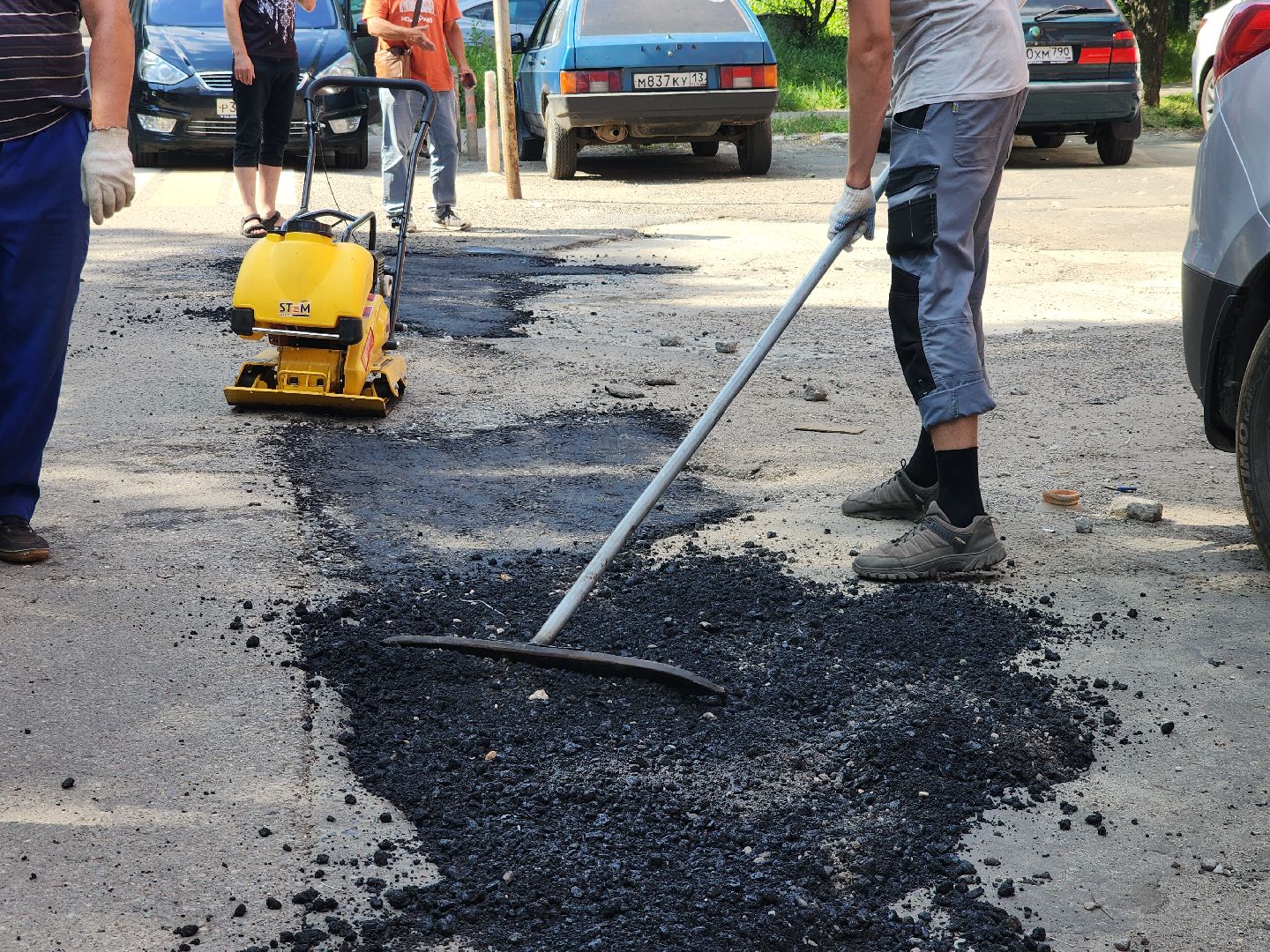 Черноголовка, Благоустройство, Дороги, ямочный ремонт дорог,