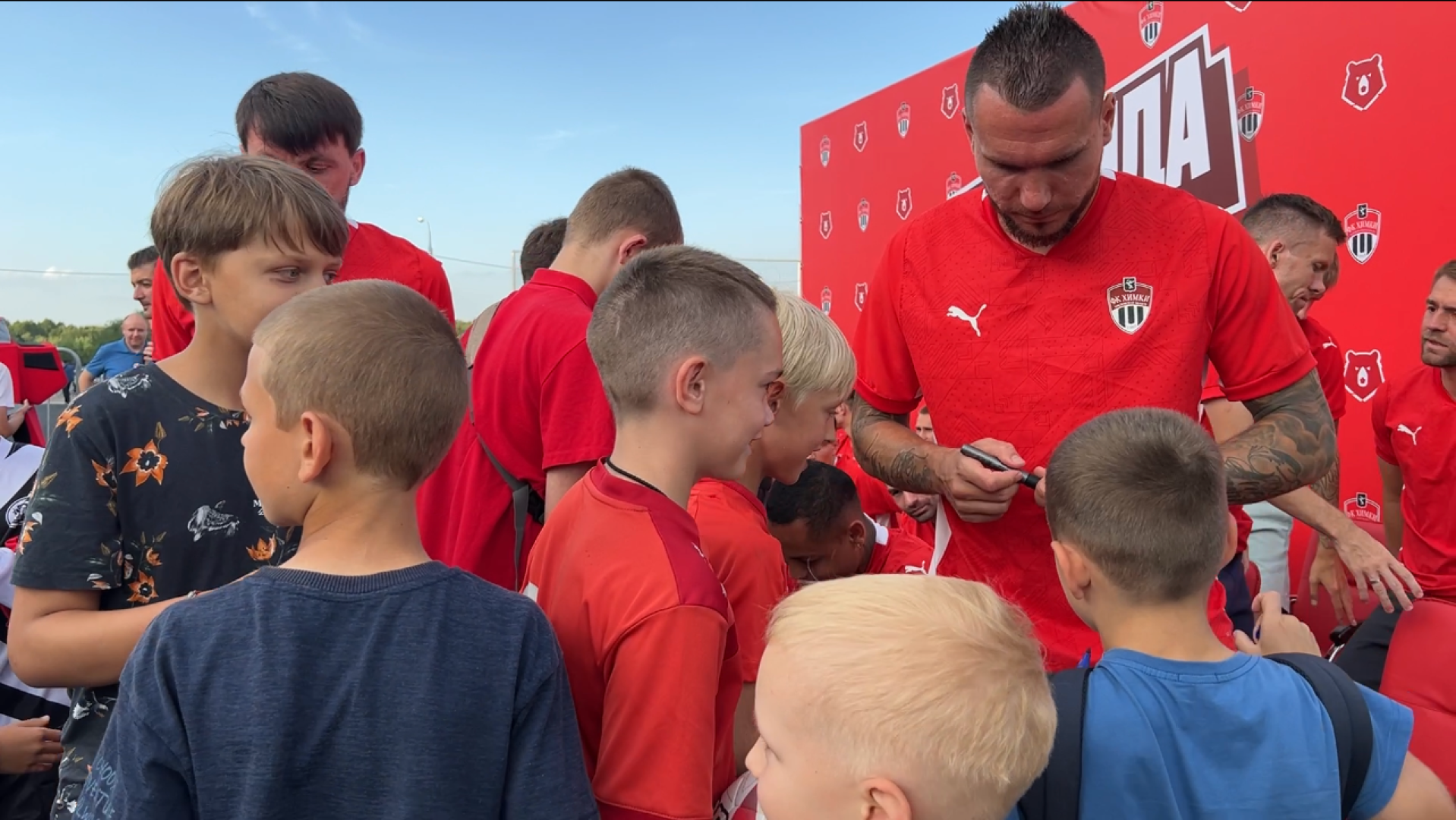 химки, спорт, футбол, футбольный клуб, открытая тренировка,