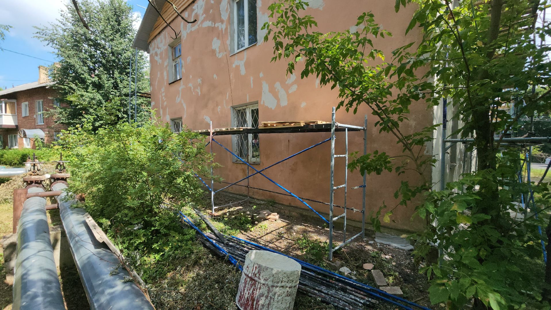 серпухов, улица калинина, ремонт фасада, капитальный ремонт многоквартирных домов, жкх,