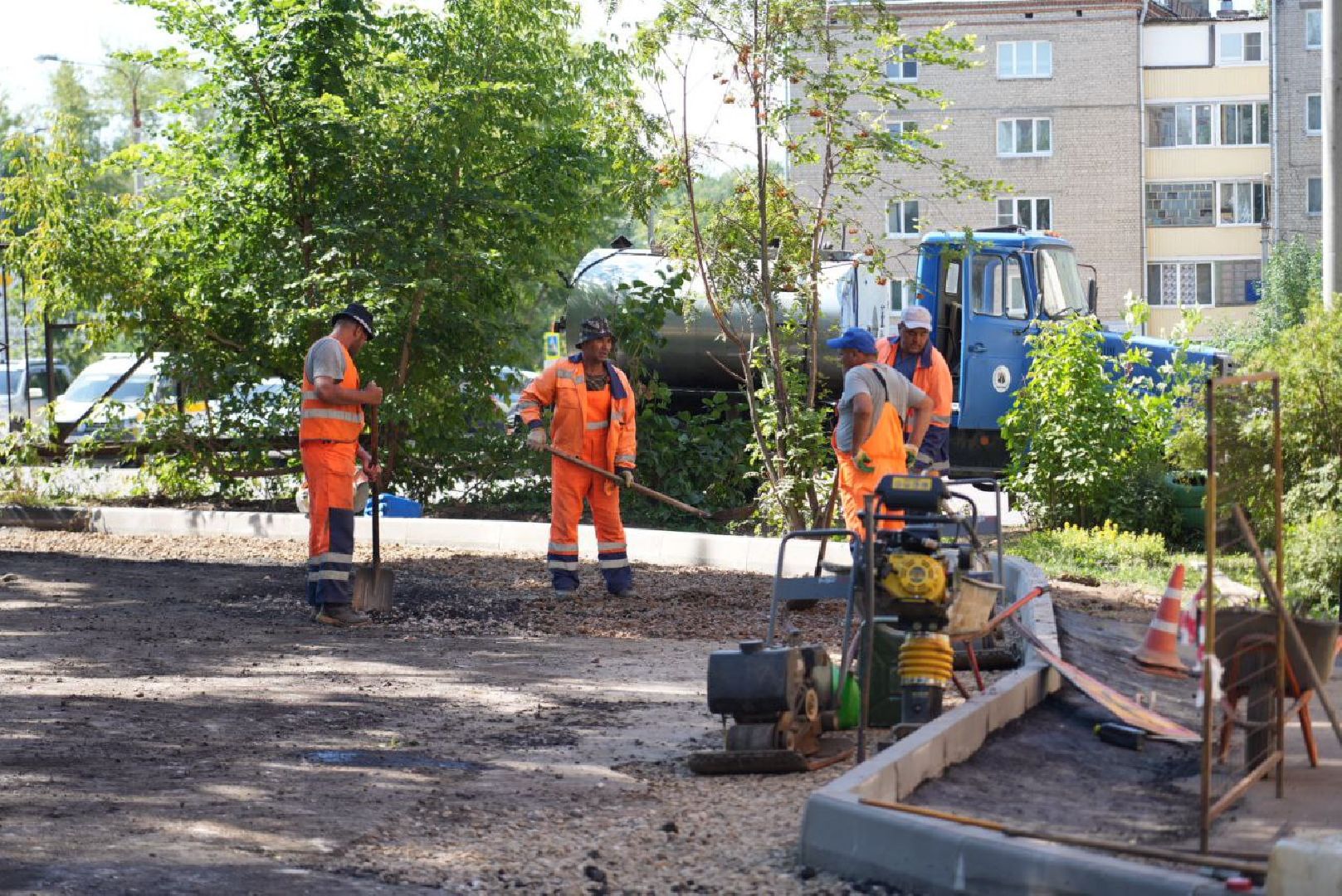 Благоустройство, КБДТ, Парковка, Опиловка, ДИП, Детская игровая зона,Сергиев Посад,