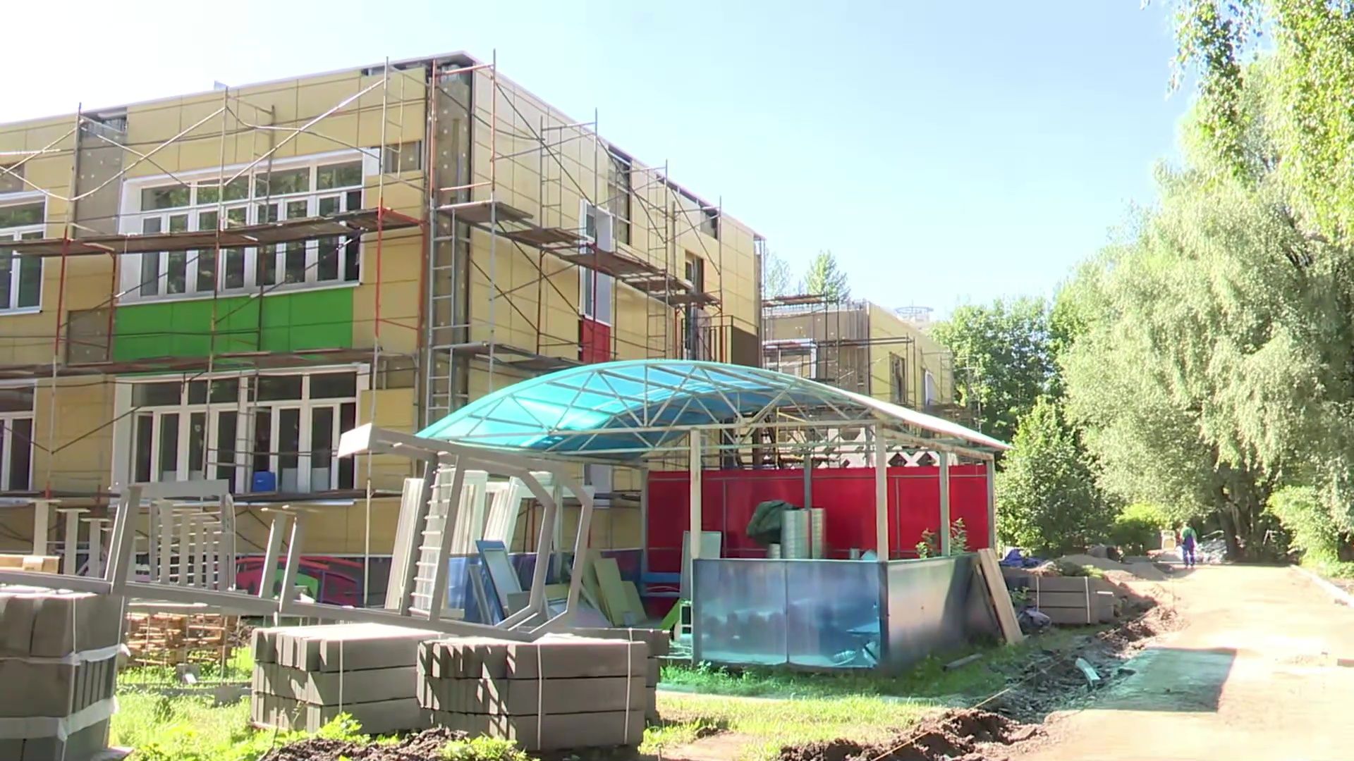 Реутов, детский сад, капремонт, школа 1, стены, потолок,коммуникации,