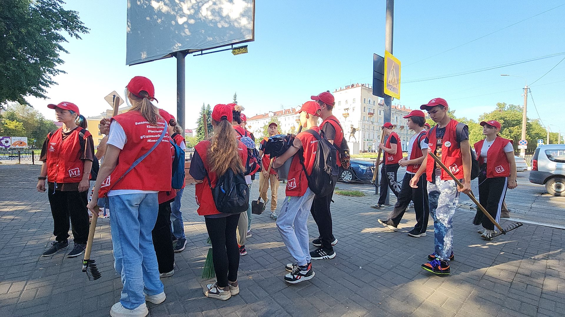 электросталь, мой город, жители города, волонтеры, молодежь, молодежь электростали, трудовые отряды, трудовые бригады,