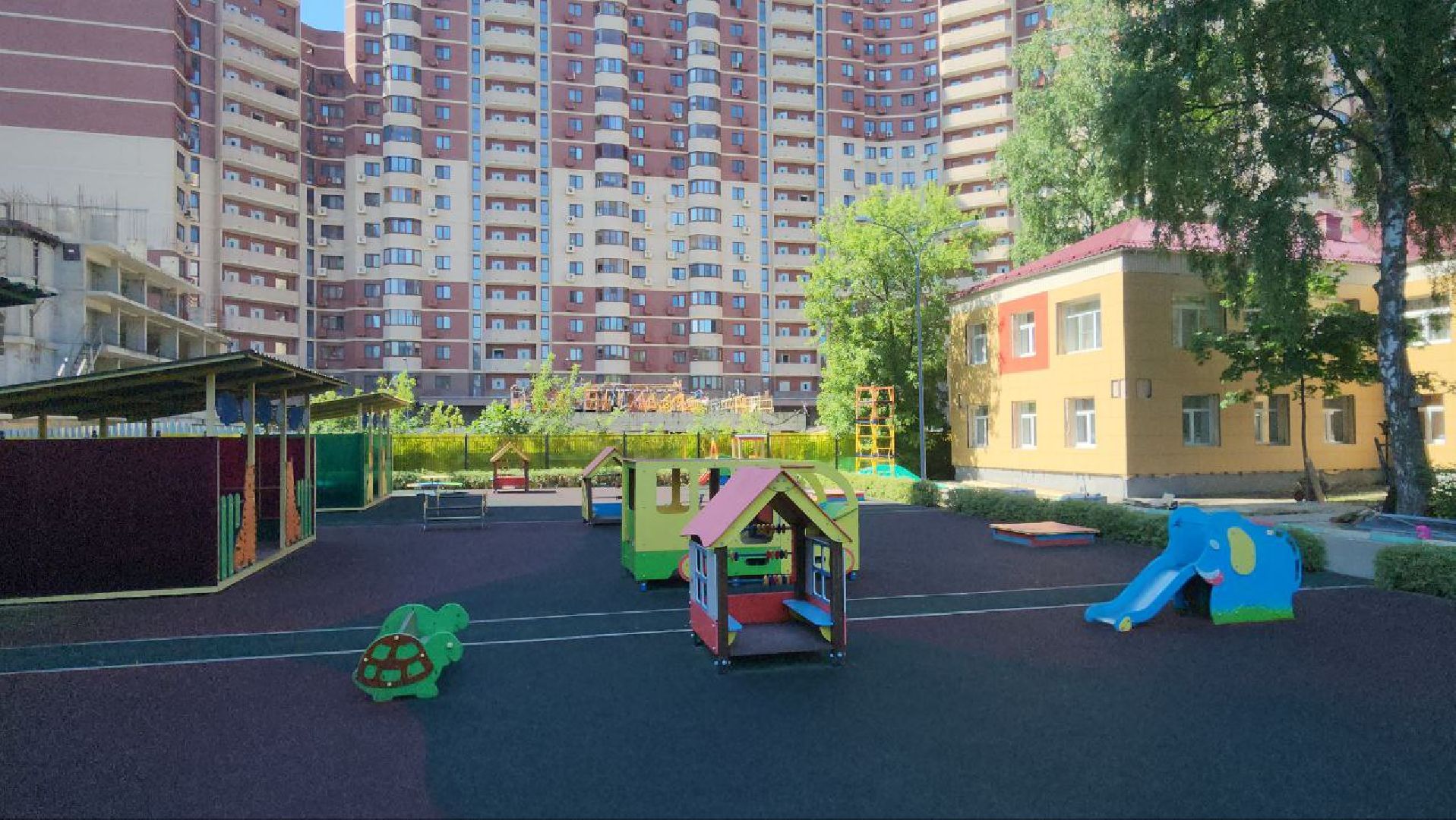 Люберцы, детский сад, ремонт фасада,