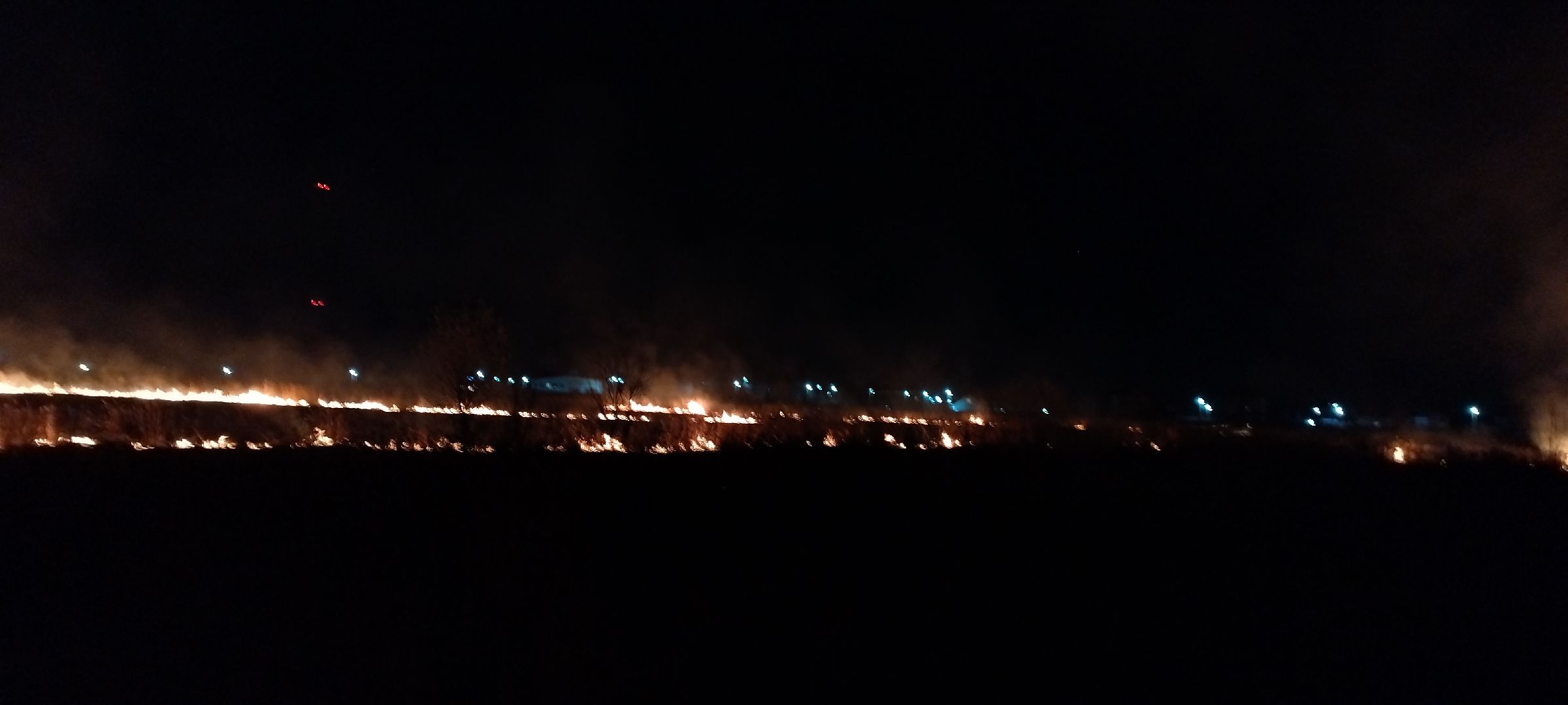 Пал, трава, возгорание