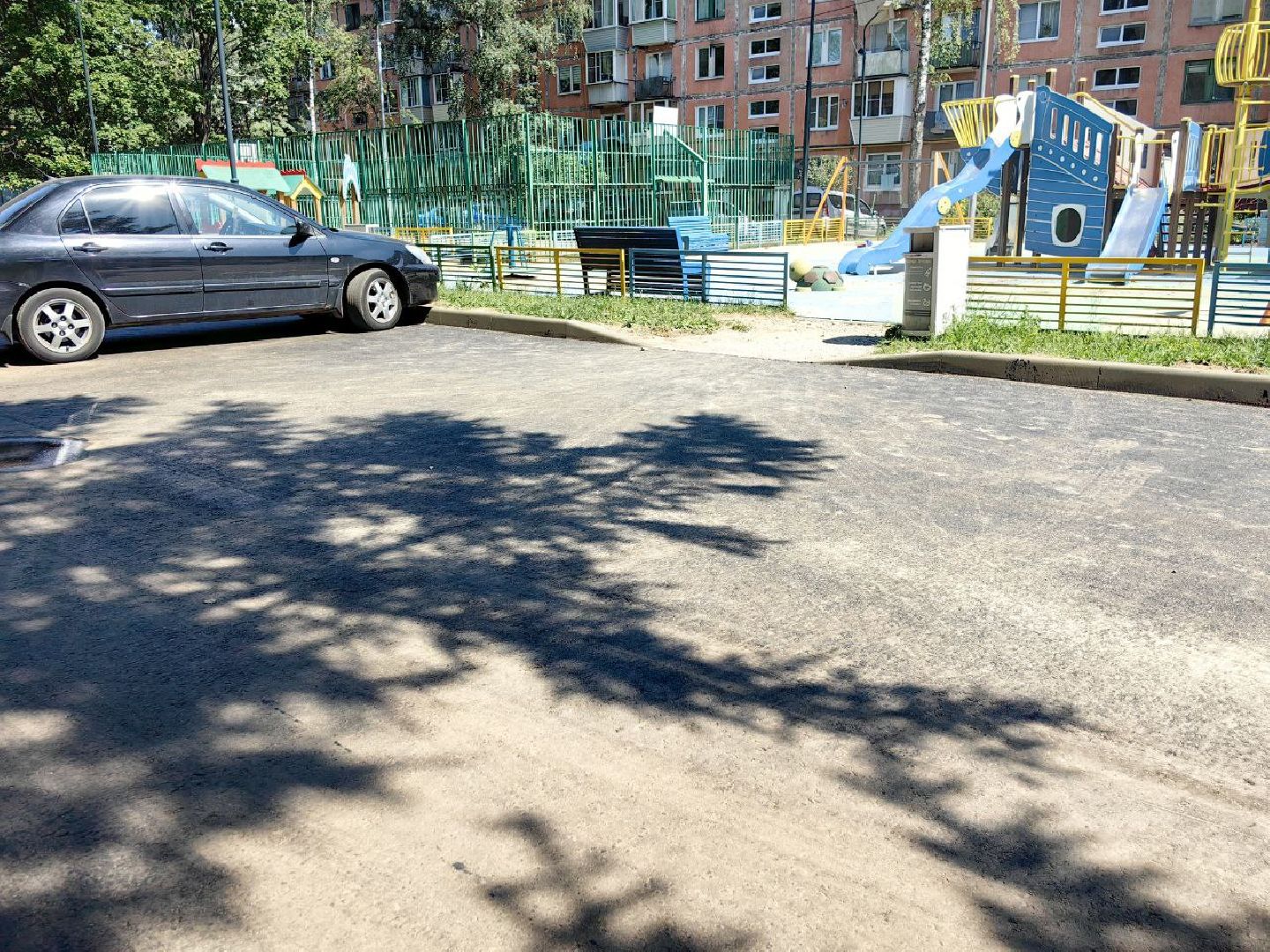 благоустройство дворов, комфортная среда, парковка, щёлково,