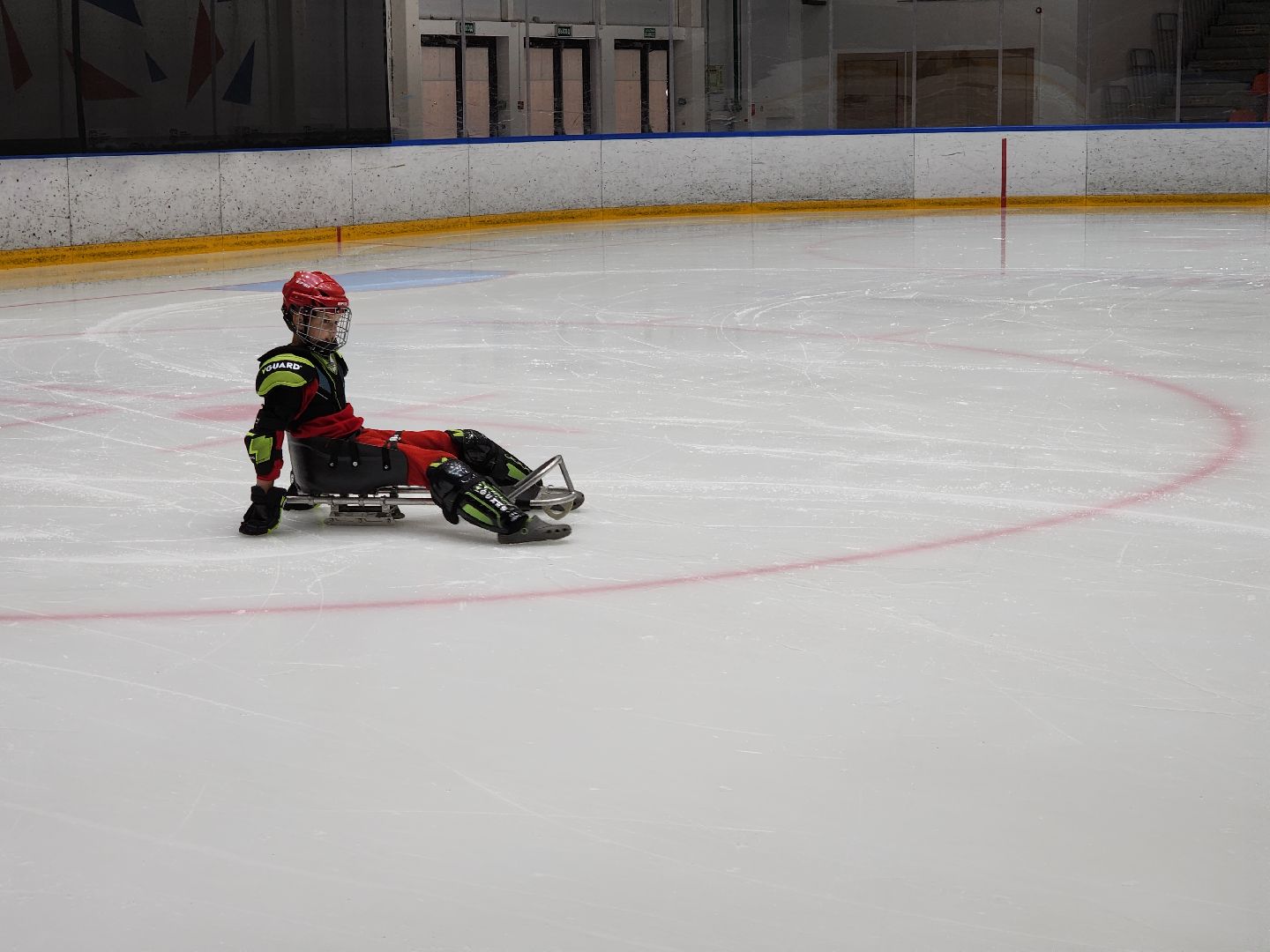 красногорск, ледовая арена, следж-хоккей, инвалид,