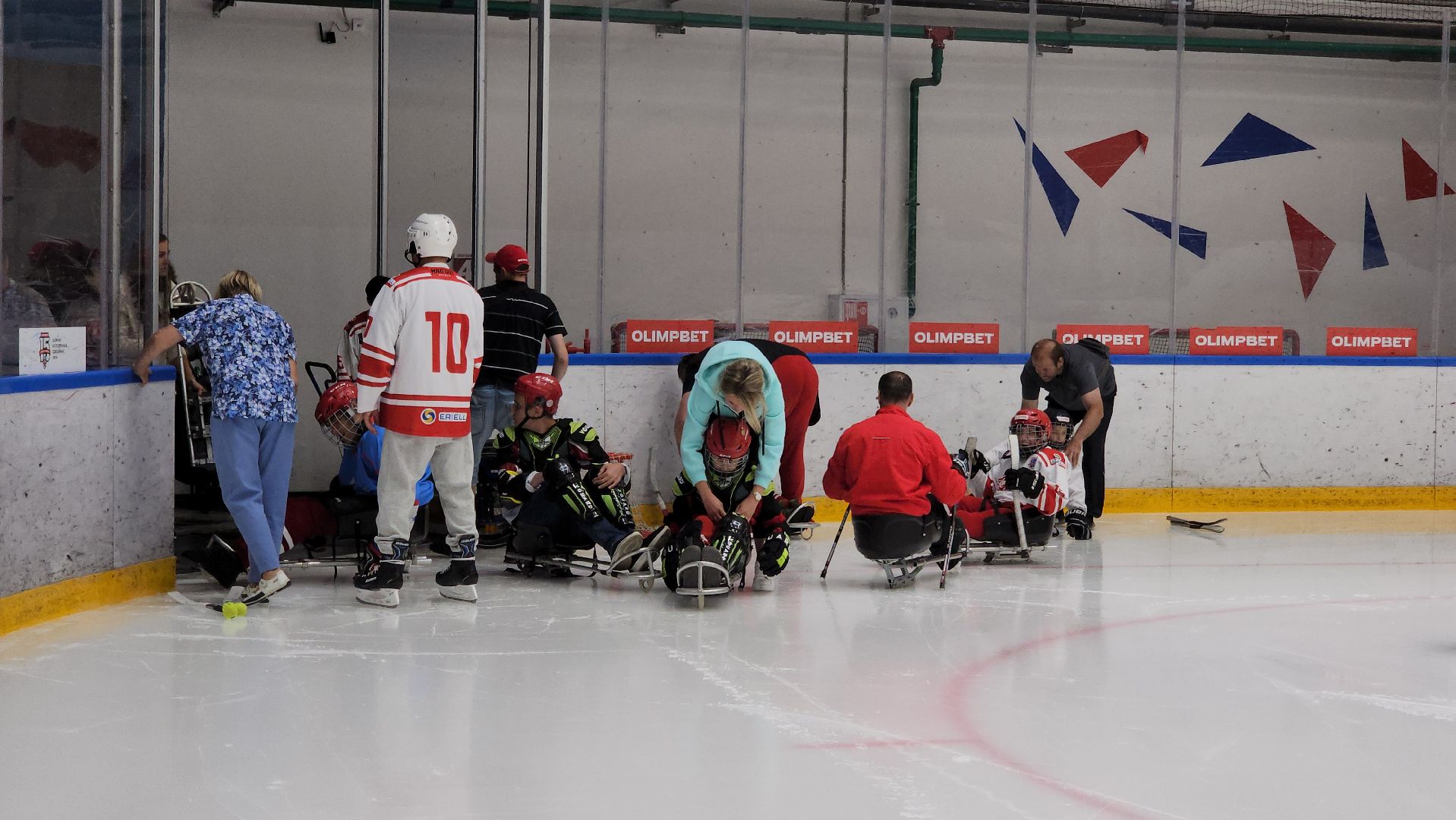 красногорск, ледовая арена, следж-хоккей, инвалид,