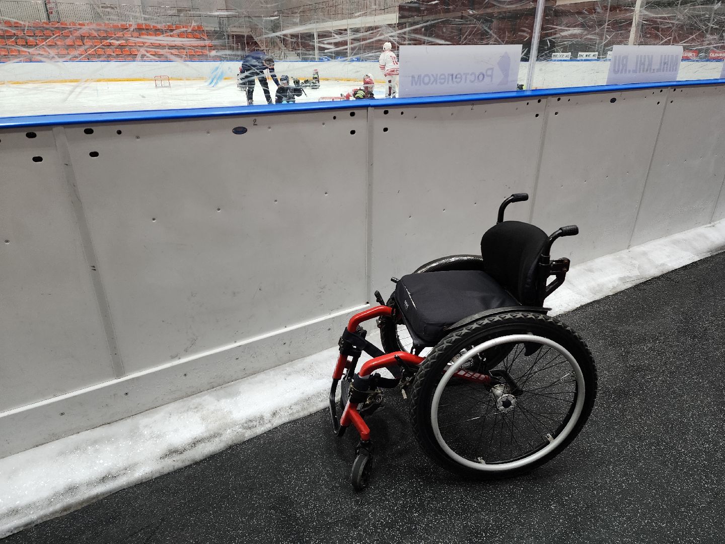 красногорск, ледовая арена, следж-хоккей, инвалид,