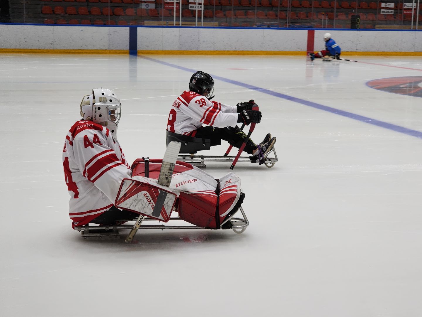 красногорск, ледовая арена, следж-хоккей, инвалид,