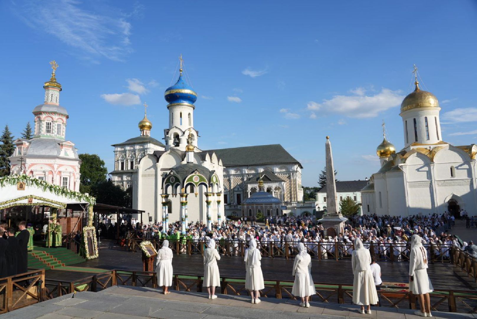 РПЦ, Сергий Радонежский, Патриарх Кирилл, Служба, Троице-Сергиева лавра,