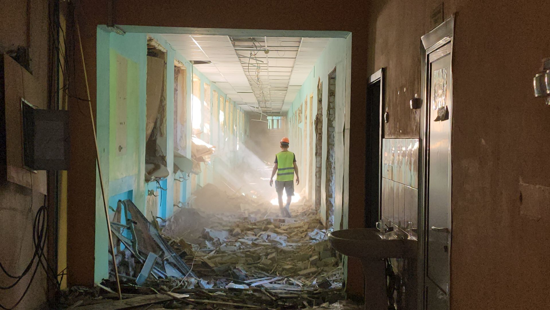 Школа, Лобня, Демонтаж, Капитальный ремонт,