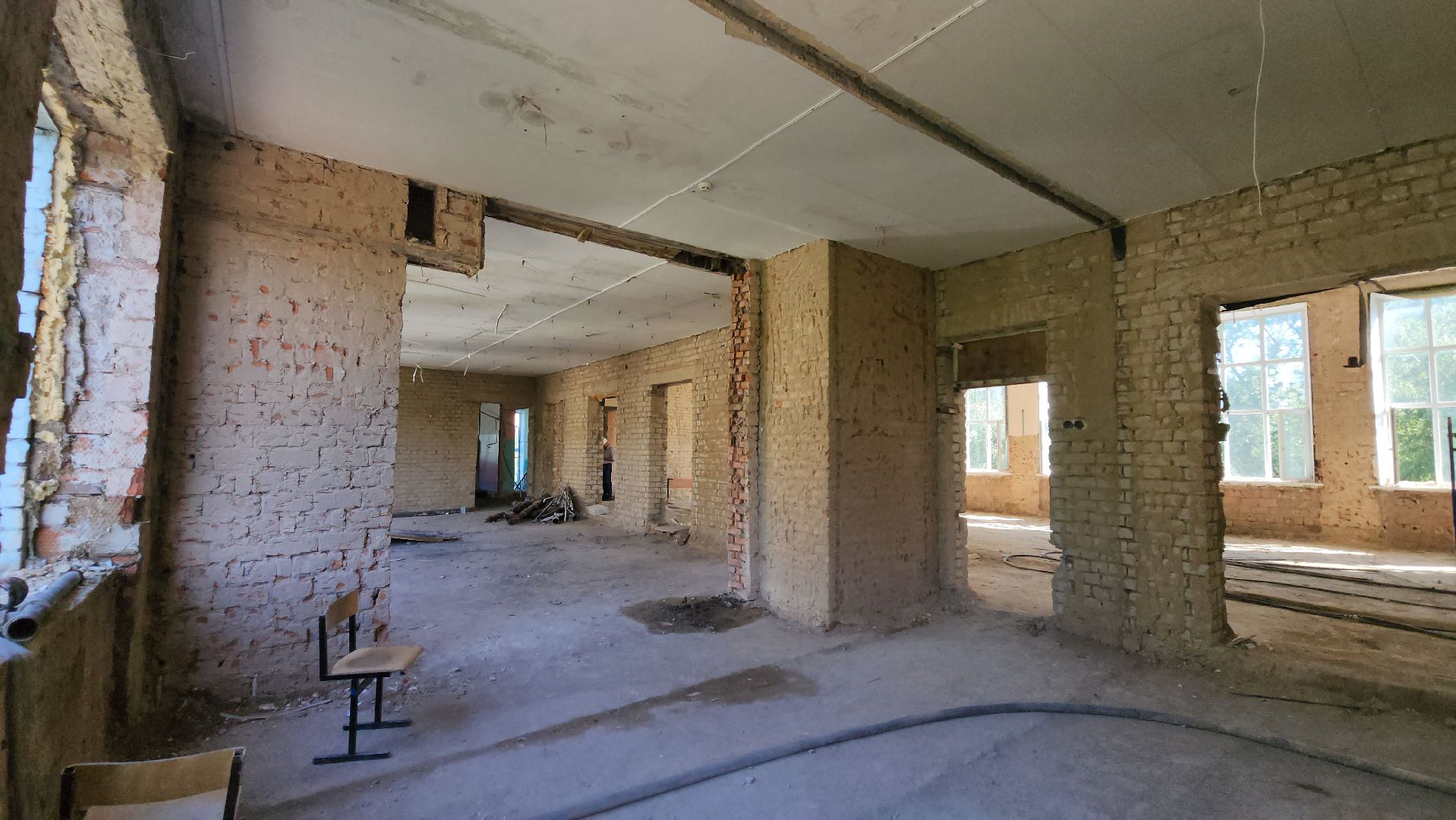 Школа, Лобня, Демонтаж, Капитальный ремонт,