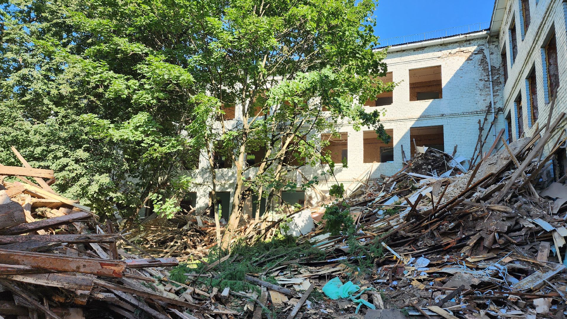 Школа, Лобня, Демонтаж, Капитальный ремонт,