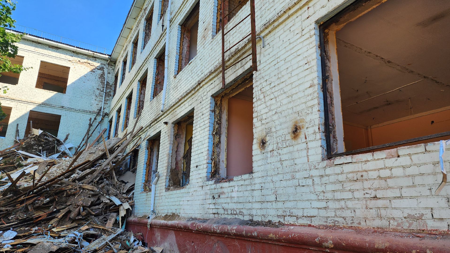 Школа, Лобня, Демонтаж, Капитальный ремонт,