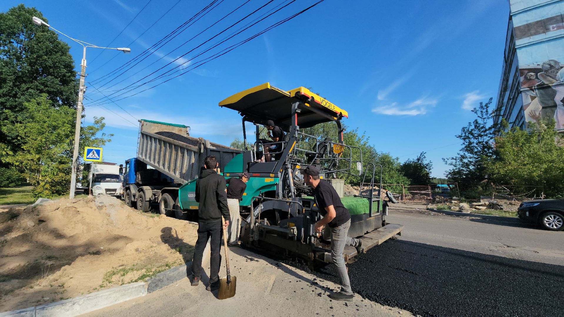 ремонт дорог, асфальтирование дорог, Лобня,