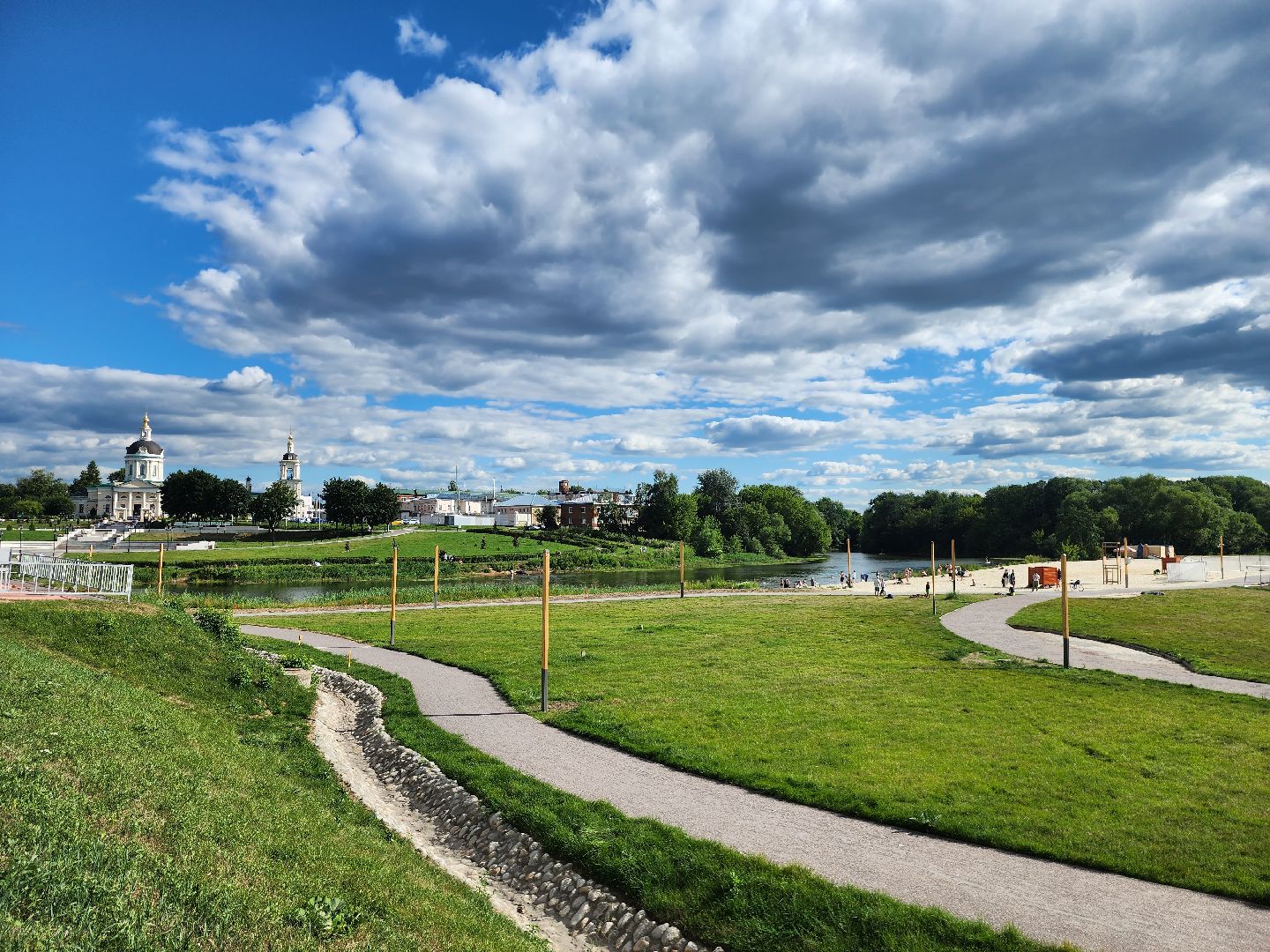 Коломна, благоустройство, пляж, зона отдыха,