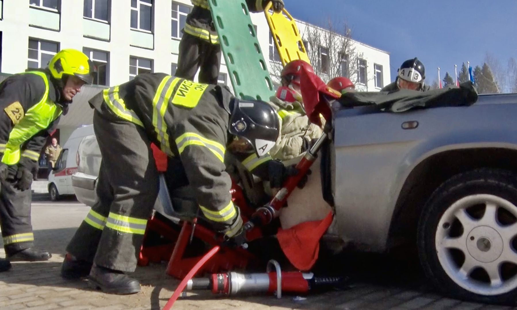 Клин, МЧС, спасатели, ДТП